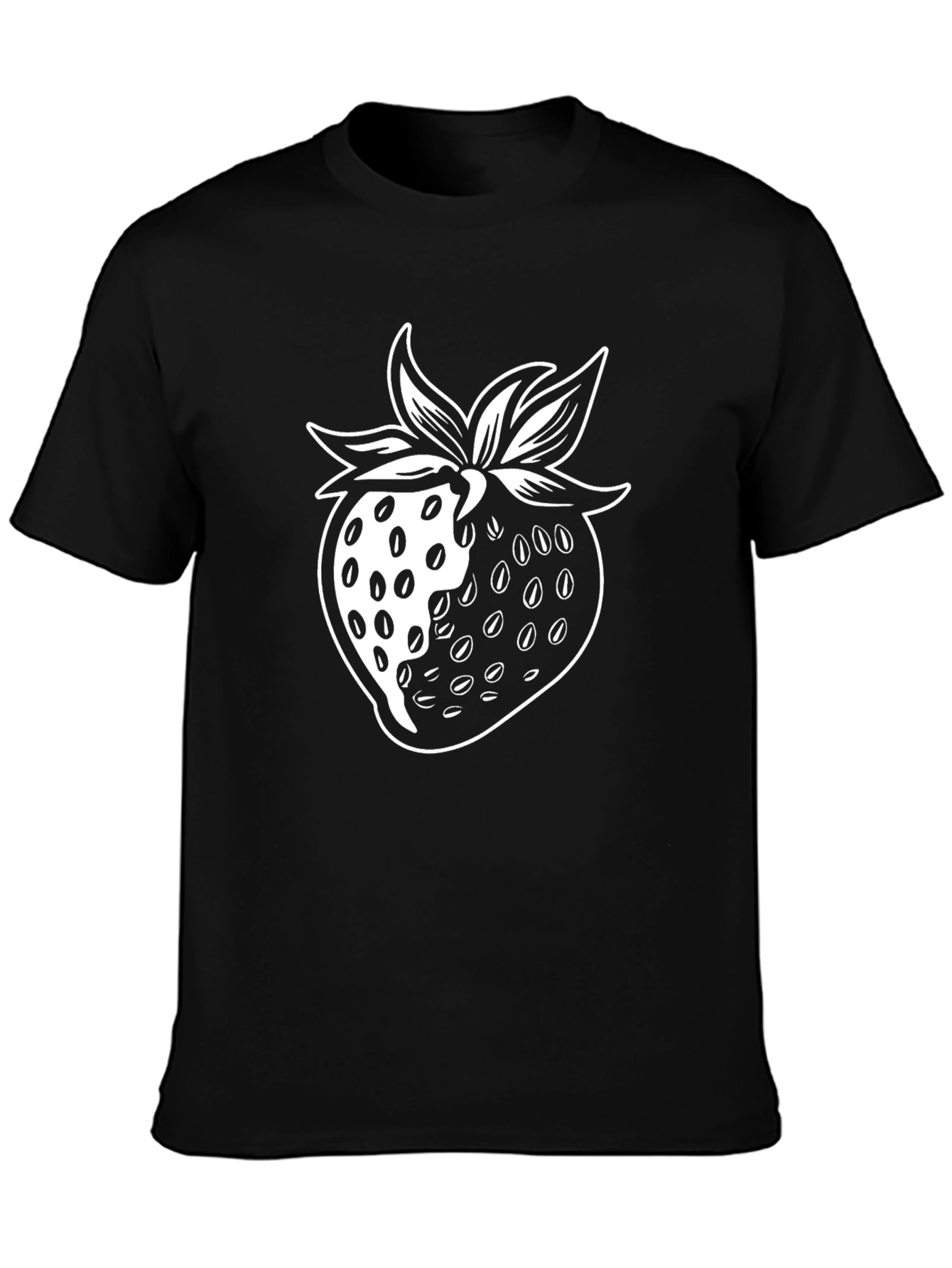 Strawberry Graphic Tee - Modern Design