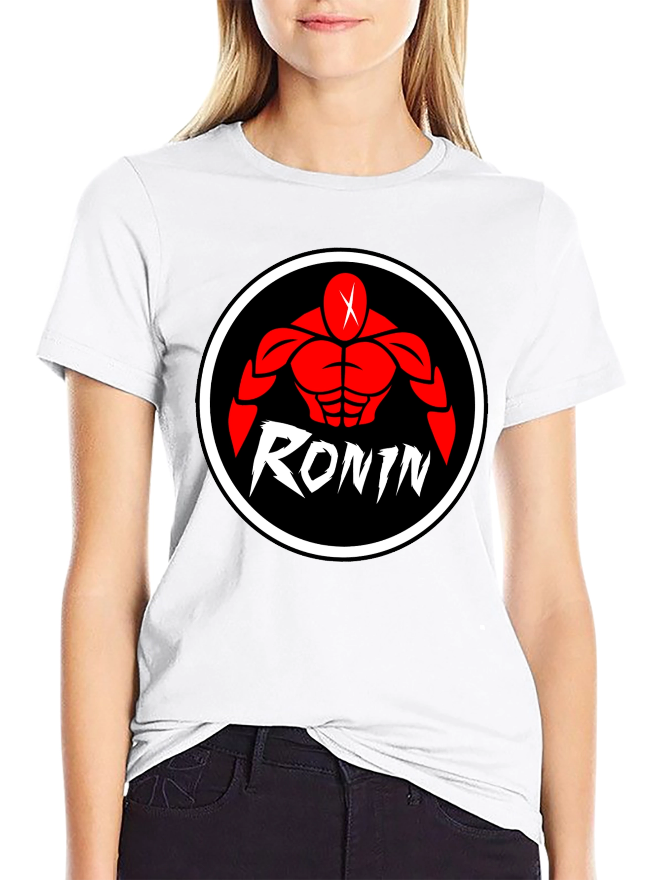Ronin Graphic Print Black T-Shirt