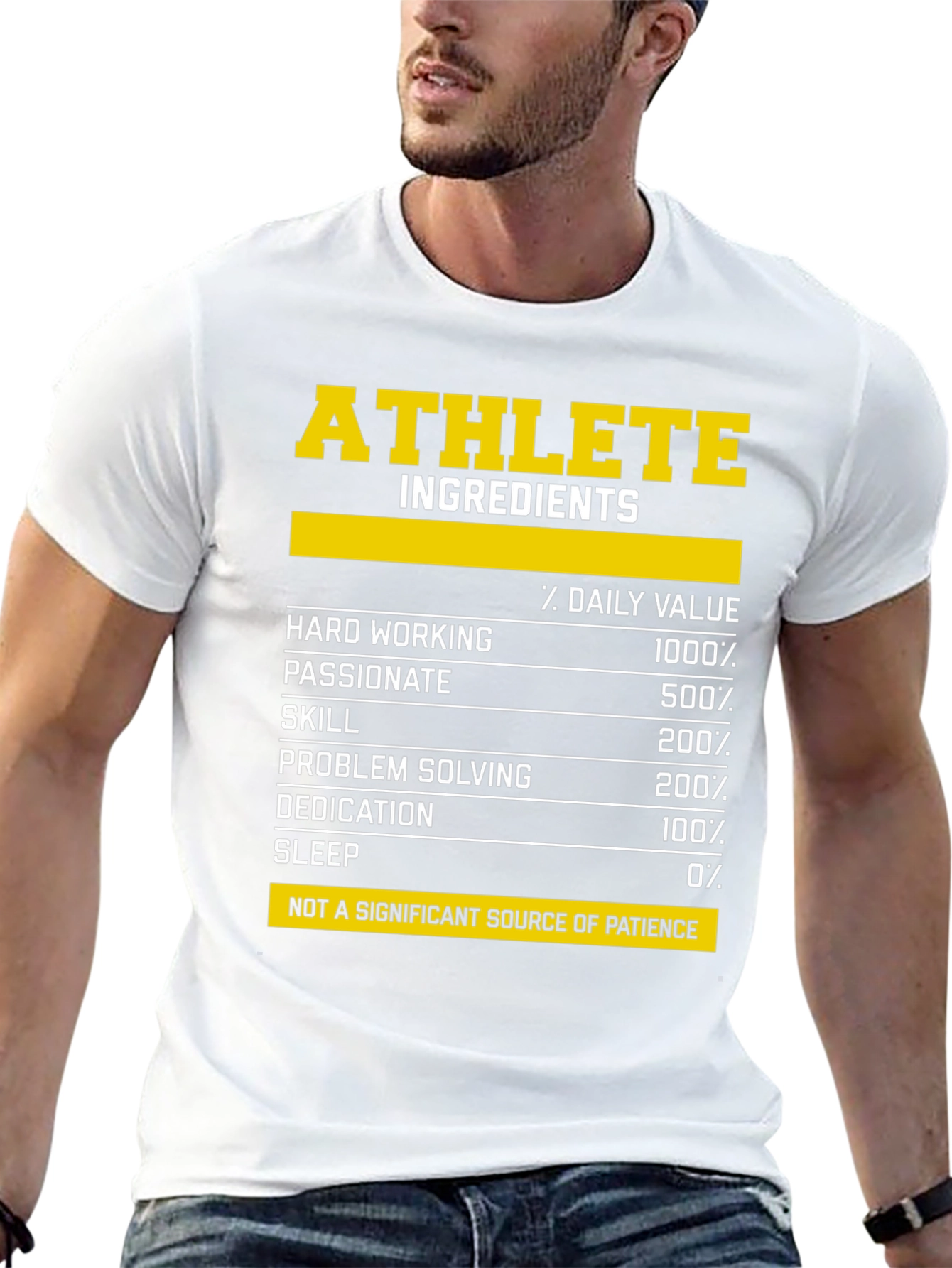 Athlete Ingredients T-Shirt - Funny Workout Tee