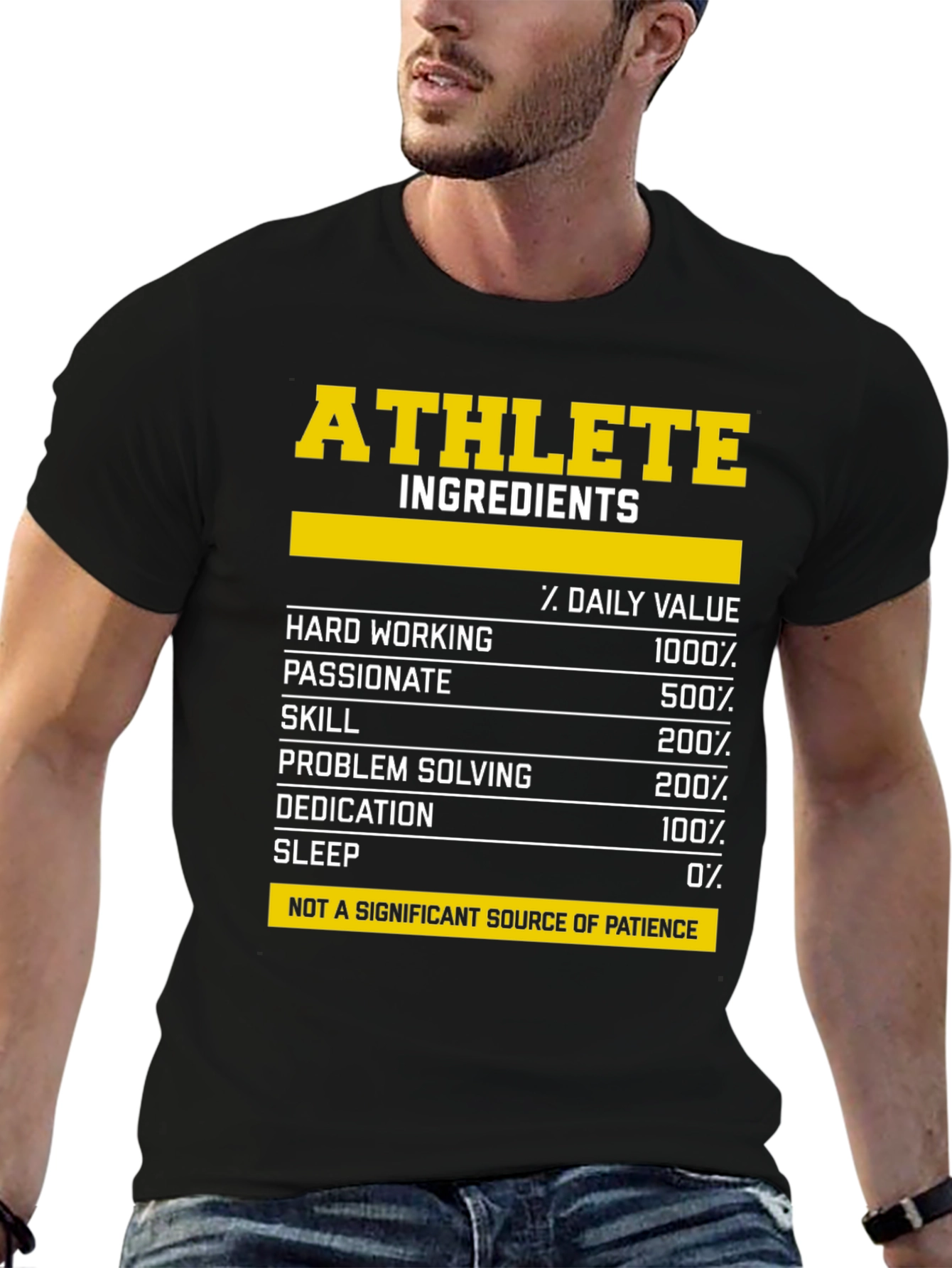 Athlete Ingredients T-Shirt - Funny Workout Tee