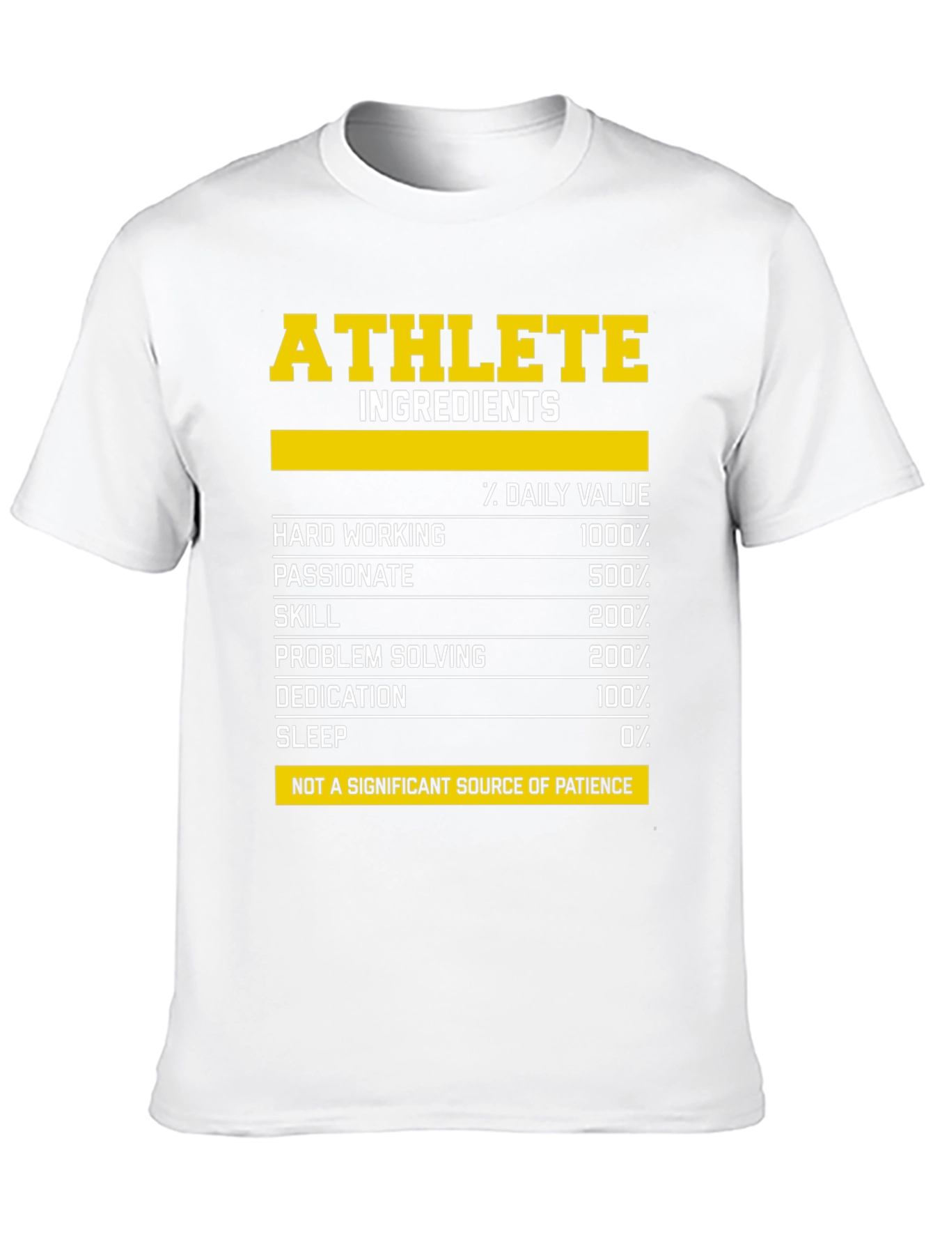 Athlete Ingredients T-Shirt - Funny Workout Tee