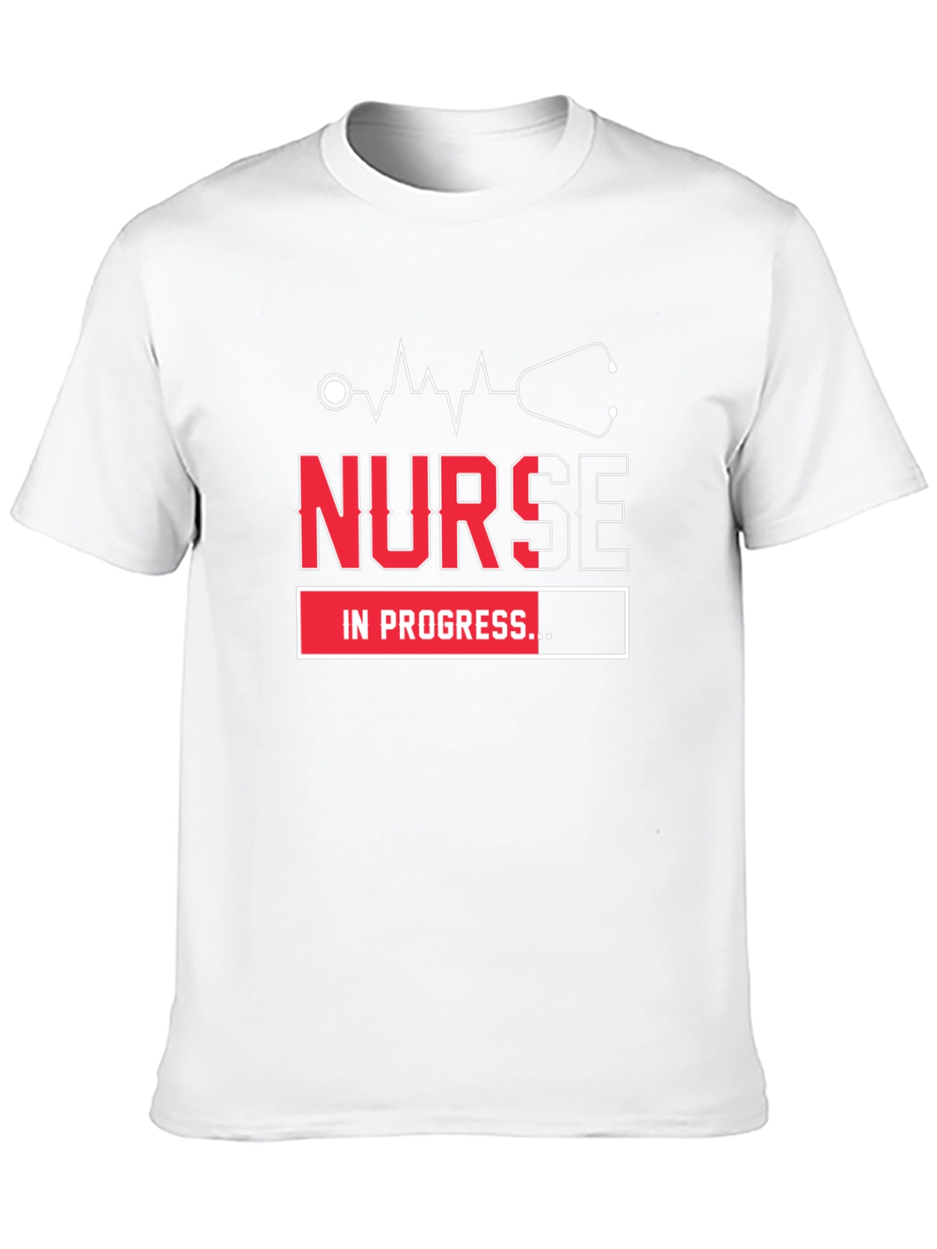 Nurse in Progress Graphic T-Shirt - Black