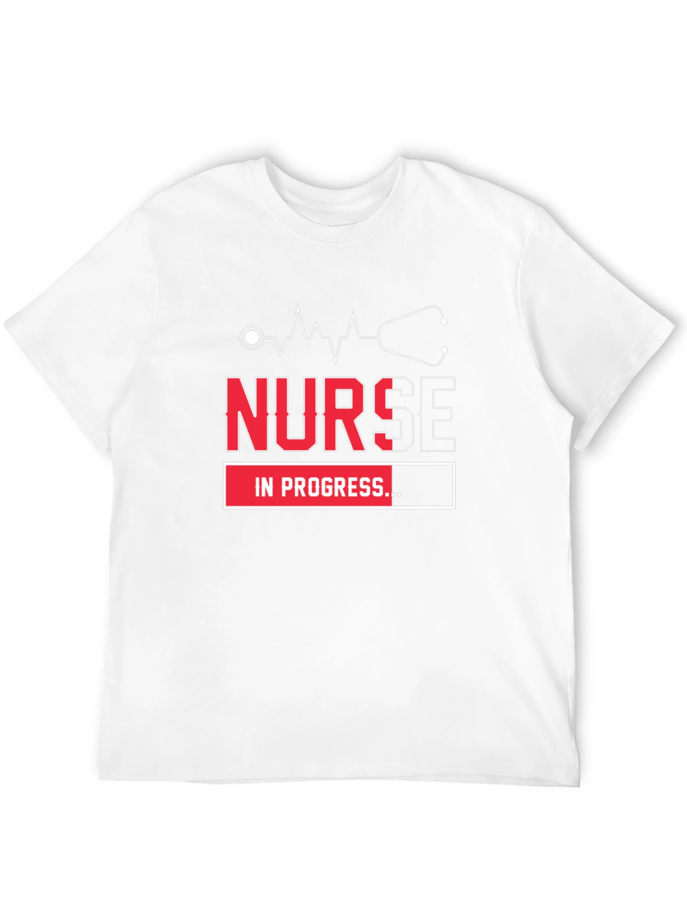 Nurse in Progress Graphic T-Shirt - Black