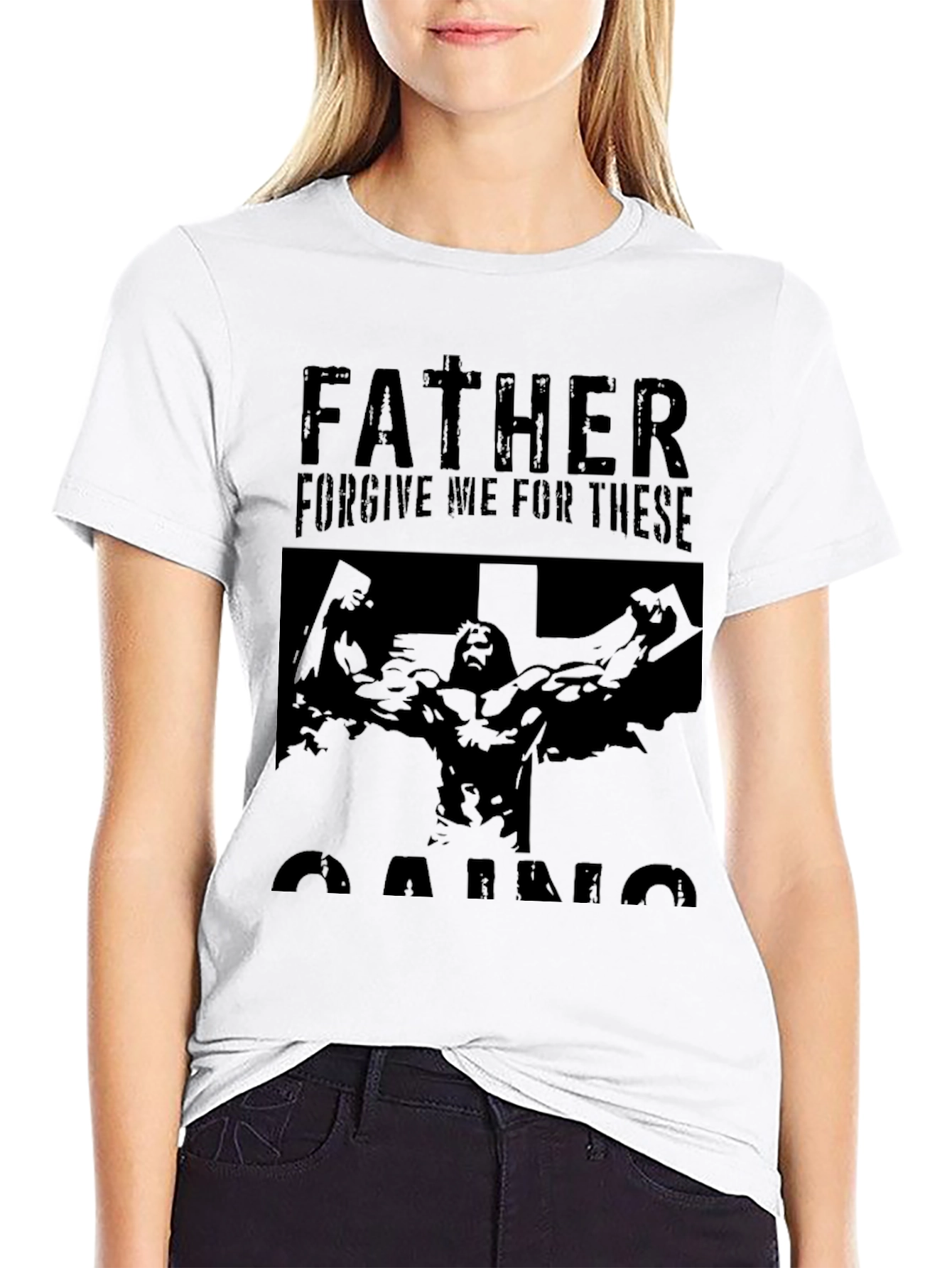 Father Forgive Me For These Gains T-Shirt