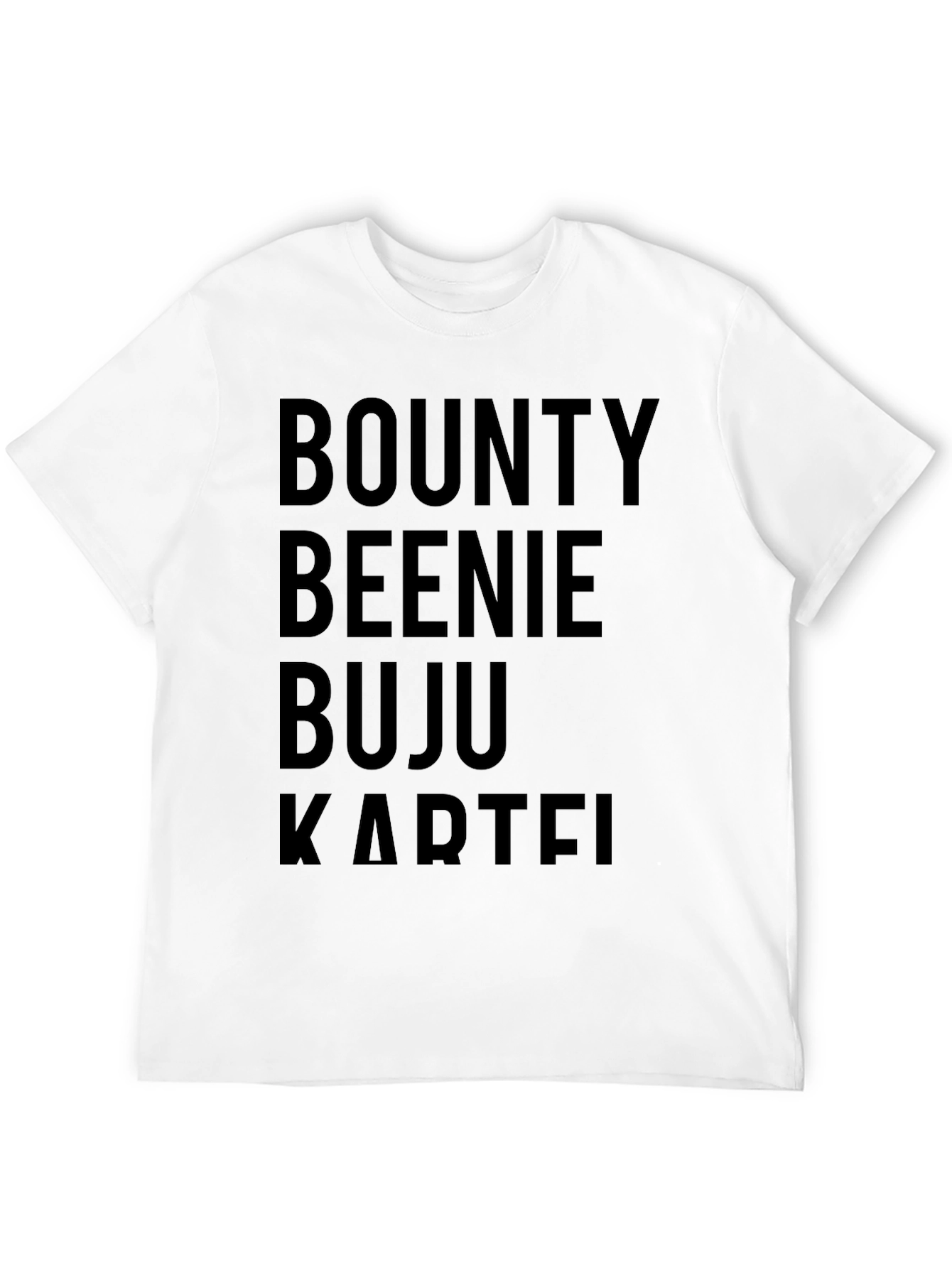Bounty Beenie Buju Kartel Black T-Shirt