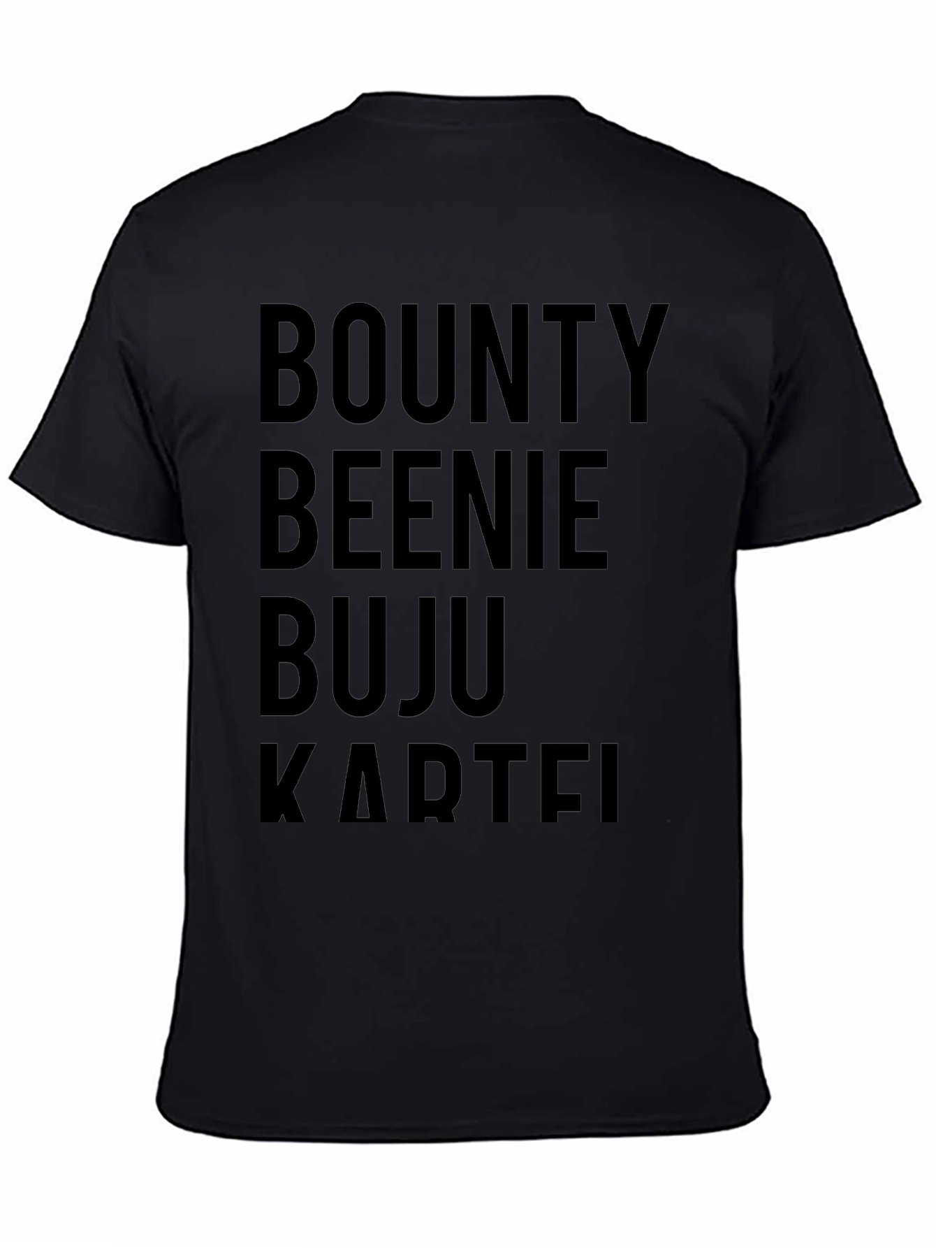 Bounty Beenie Buju Kartel Black T-Shirt