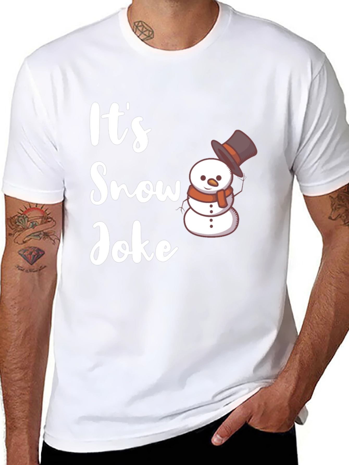 Its Snow Joke T-Shirt - Winter Holiday Funny Tee
