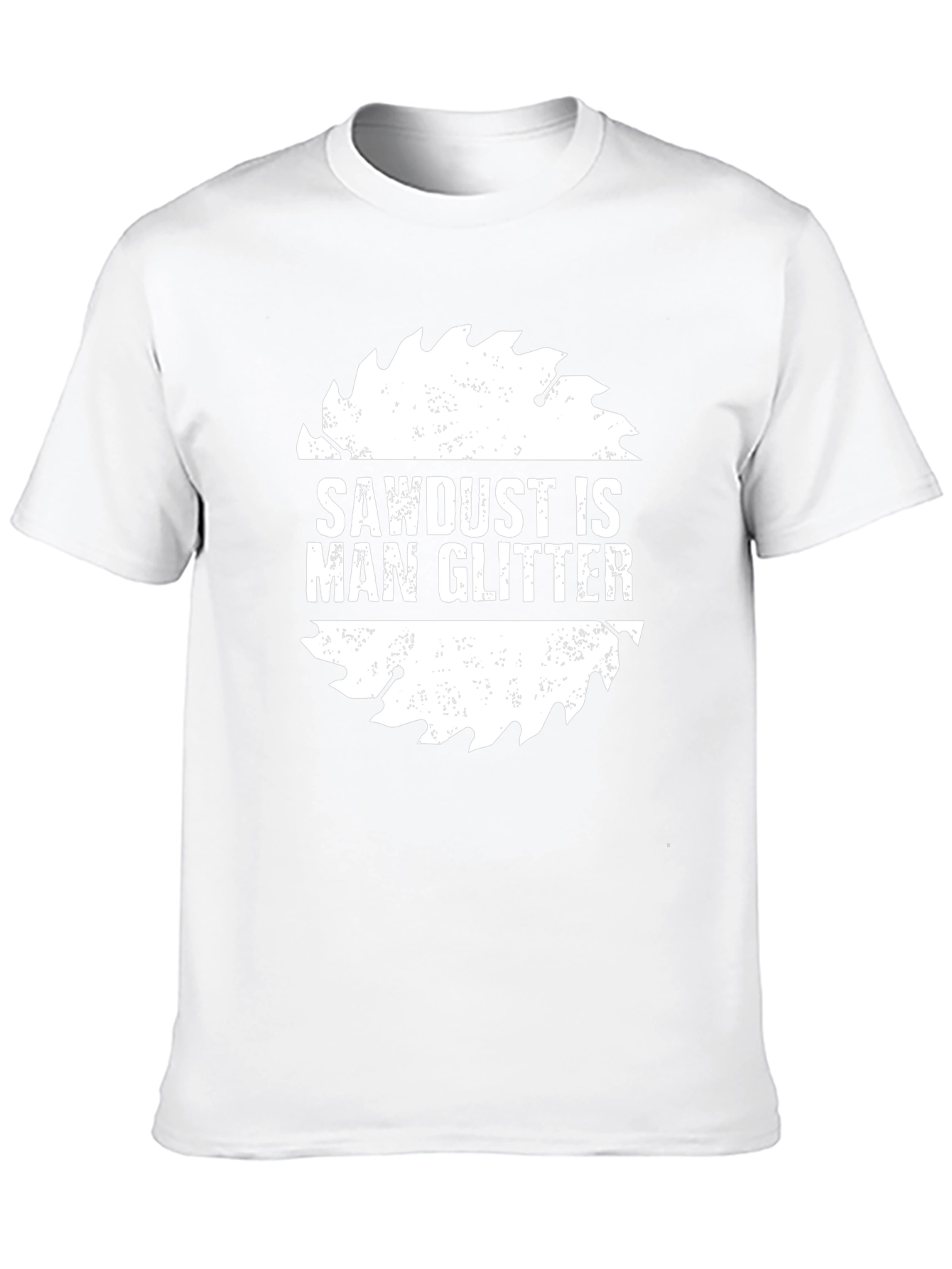 Sawdust is Man Glitter Black T-Shirt