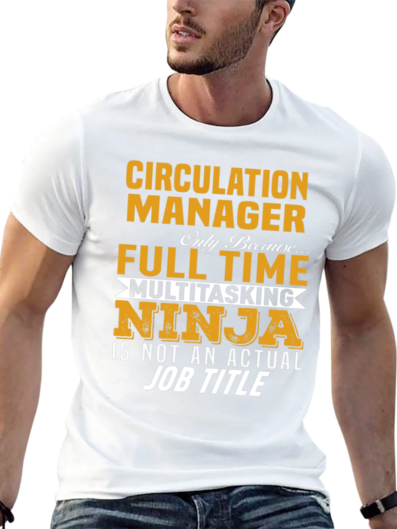 Circulation Manager Full Time Ninja T-Shirt
