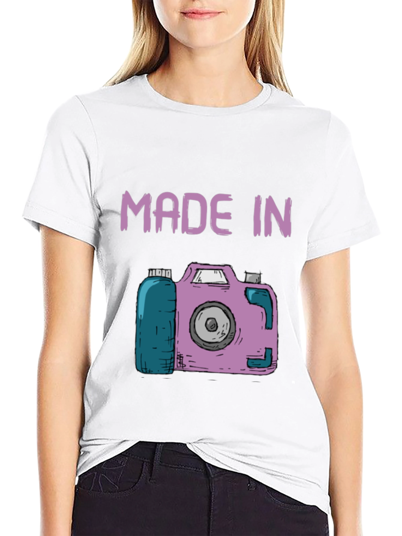 Camera Graphic T-Shirt - Made In Design