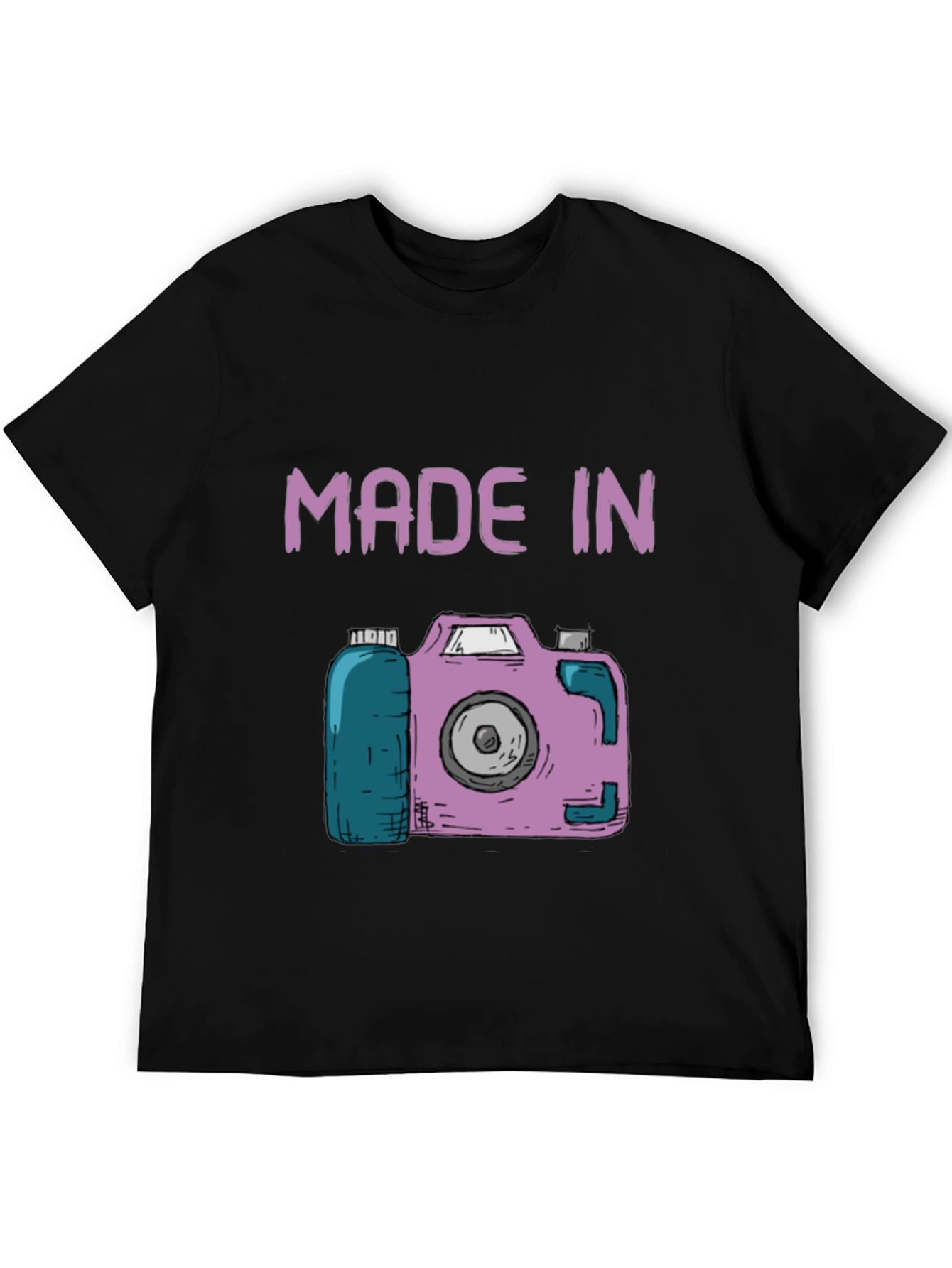 Camera Graphic T-Shirt - Made In Design