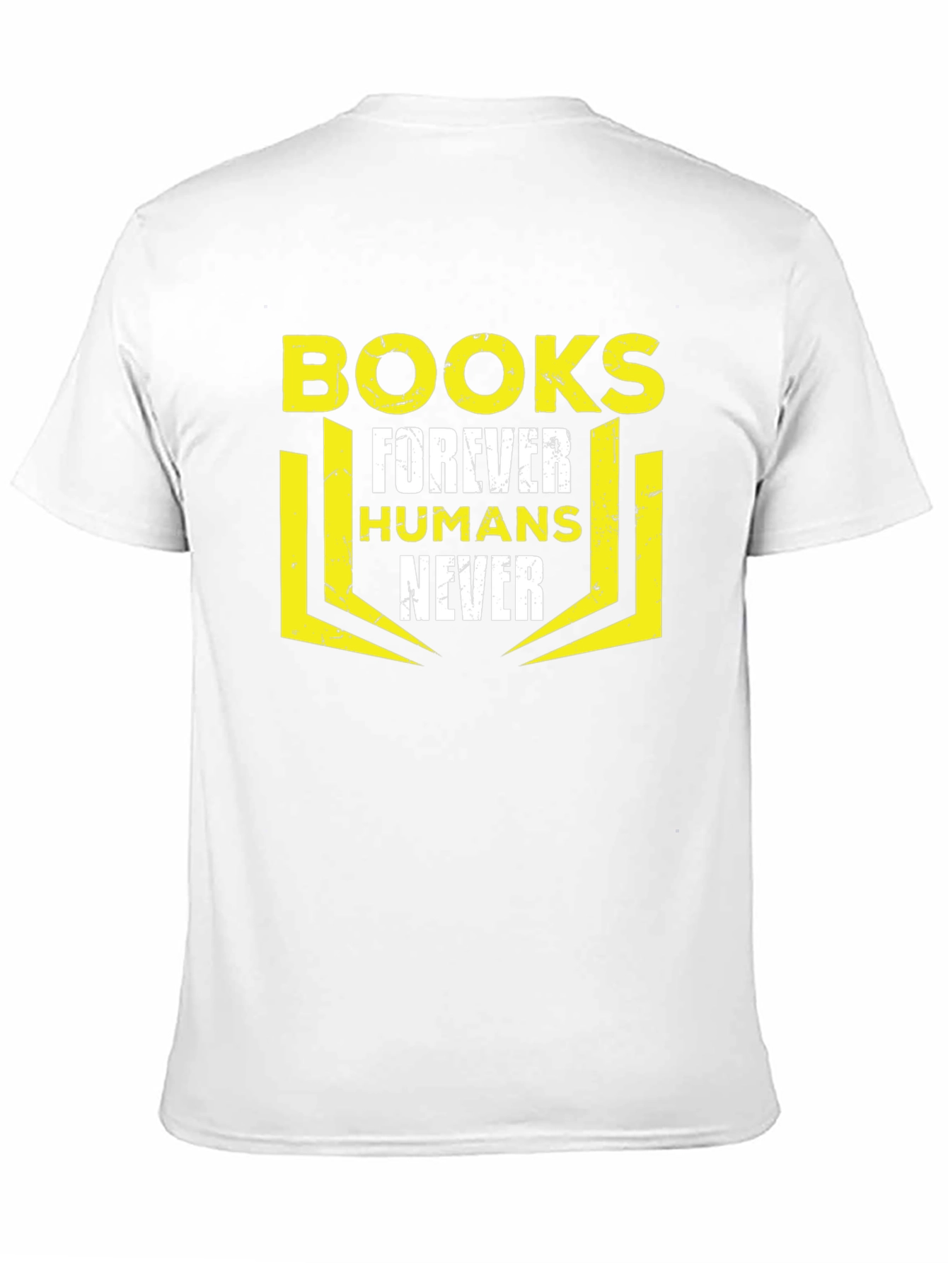 Books Forever Humans Never Graphic T-Shirt