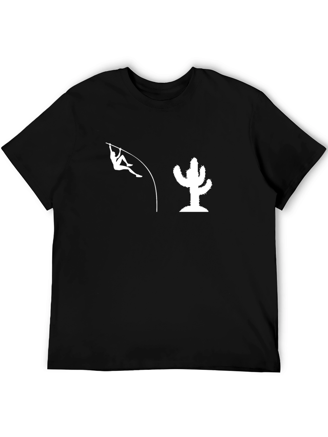 Pole Vault Cactus Black T-Shirt