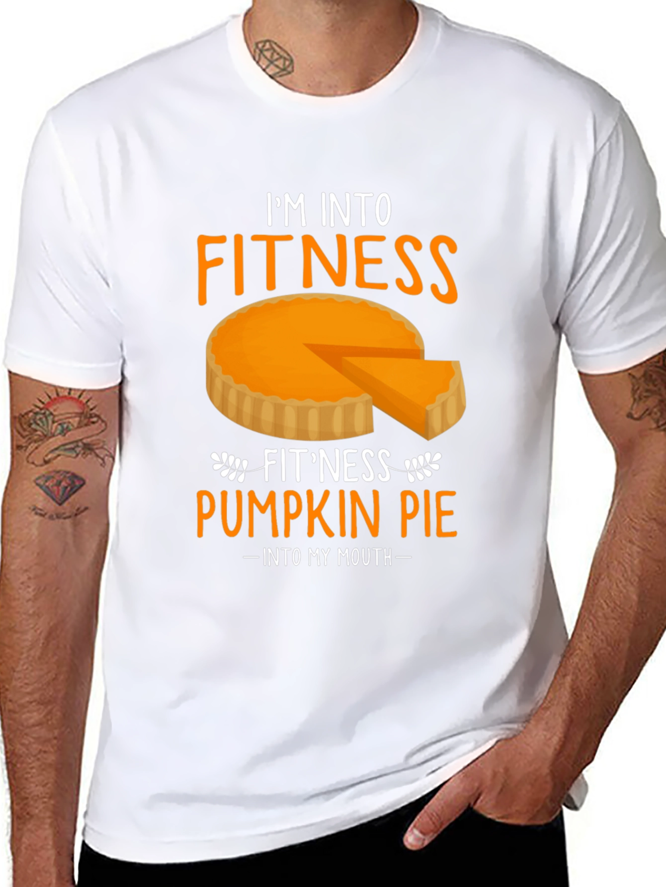 Pumpkin Pie Fitness Graphic Tee