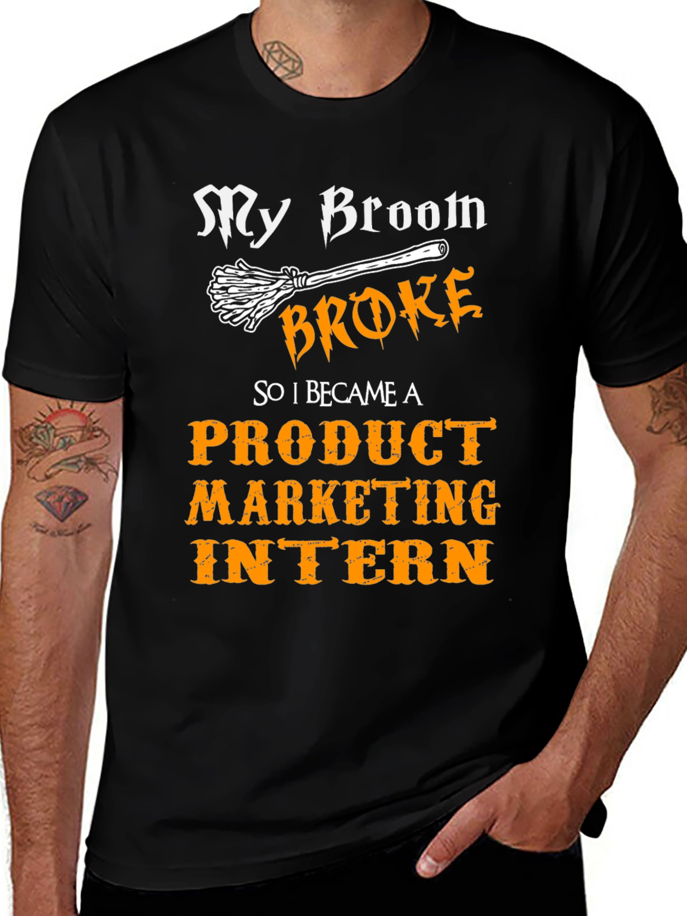 Funny Halloween Product Marketing Intern T-Shirt