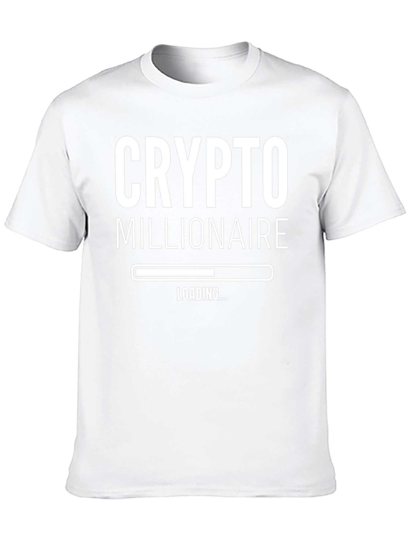 Crypto Millionaire Loading Black T-Shirt