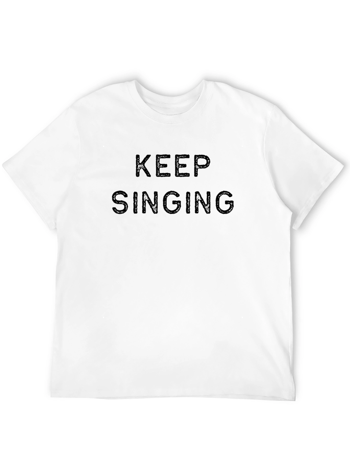 Keep Singing Black T-Shirt