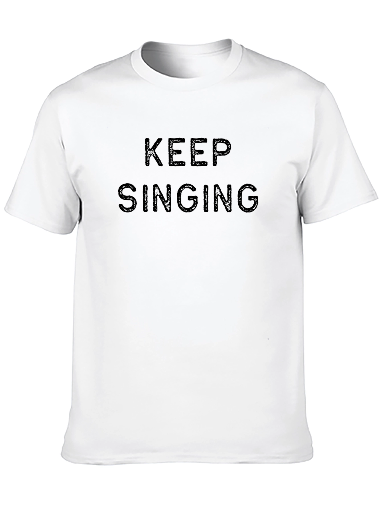 Keep Singing Black T-Shirt