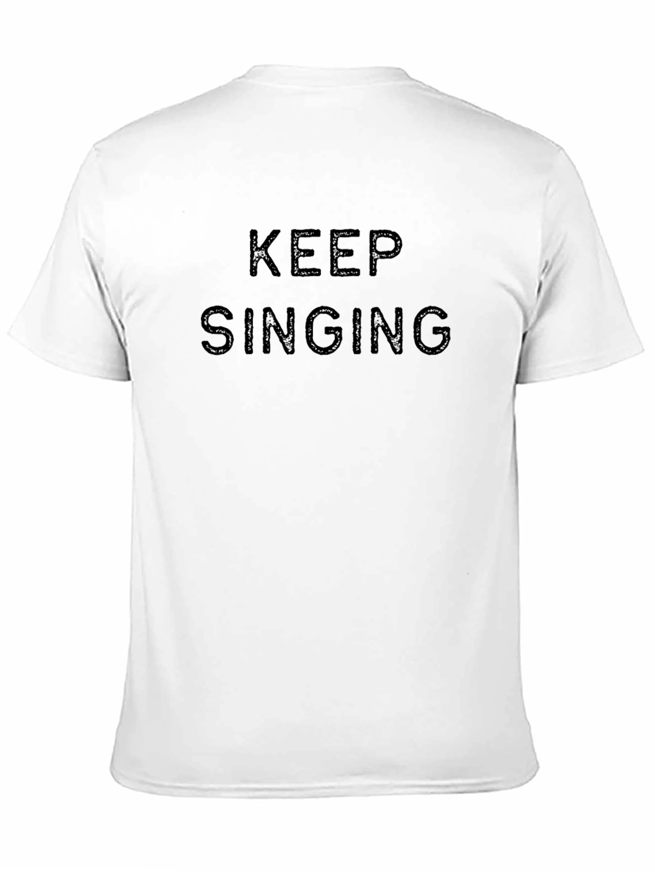 Keep Singing Black T-Shirt