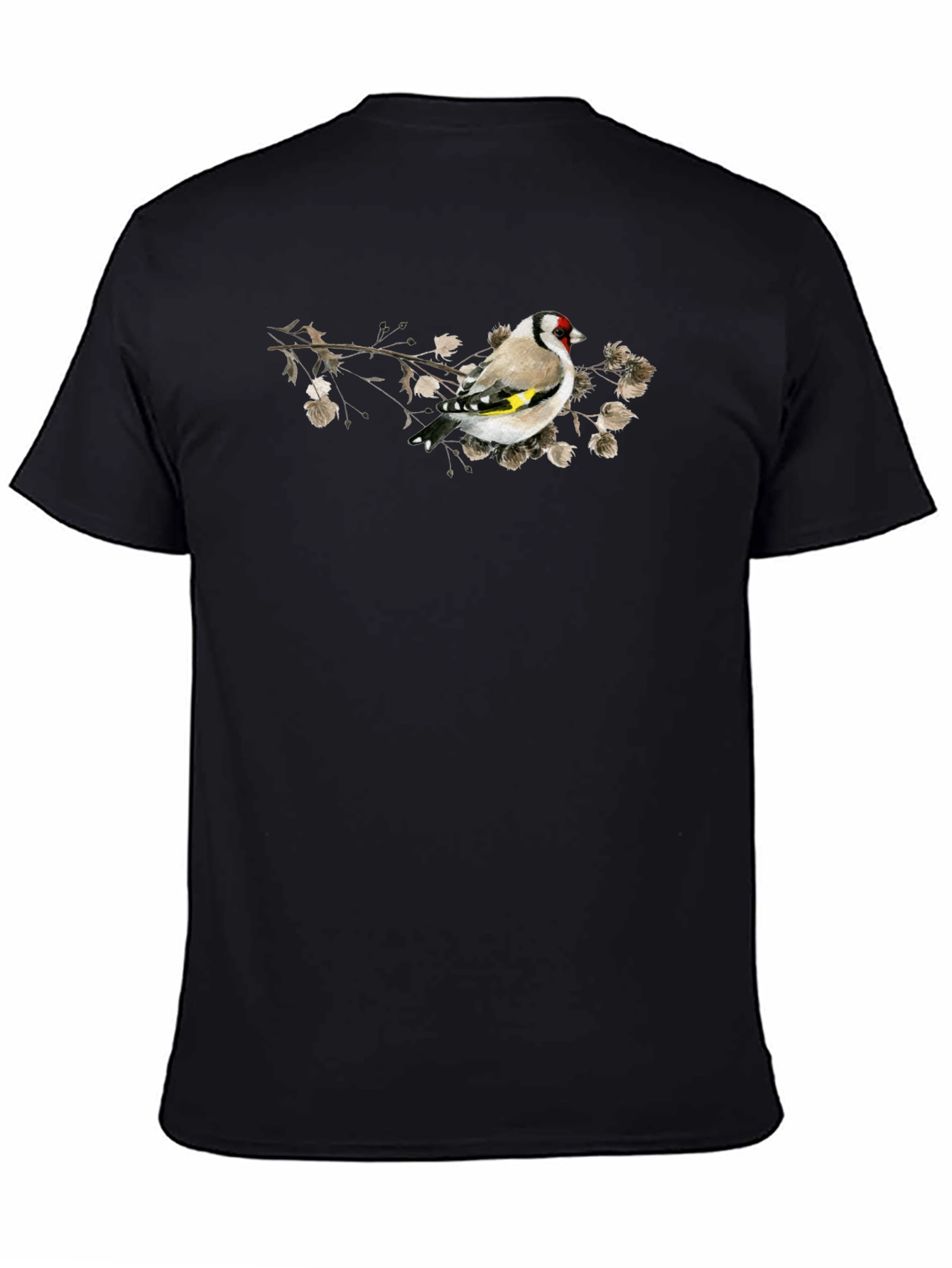Bird on Branch Graphic Black Tee