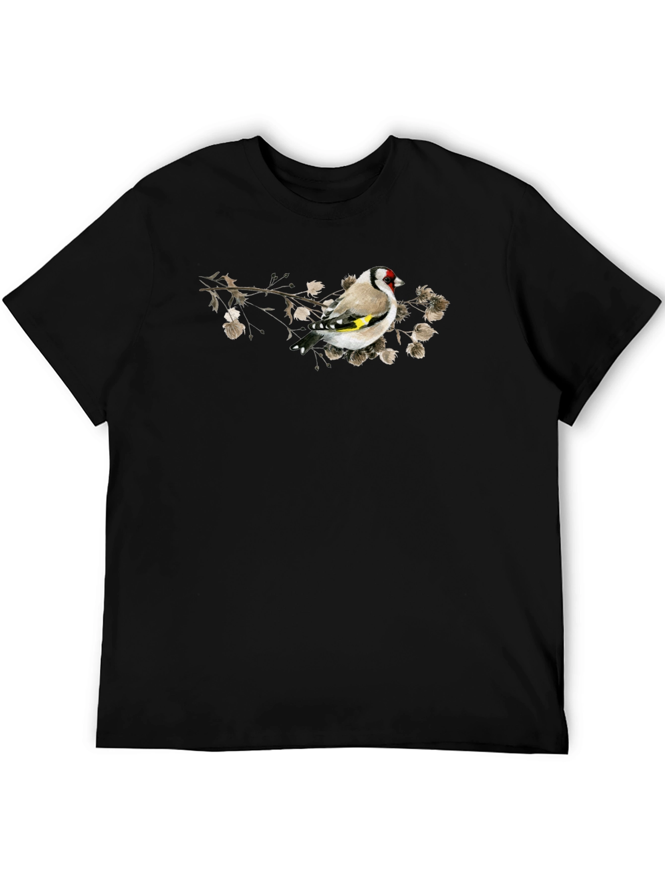 Bird on Branch Graphic Black Tee