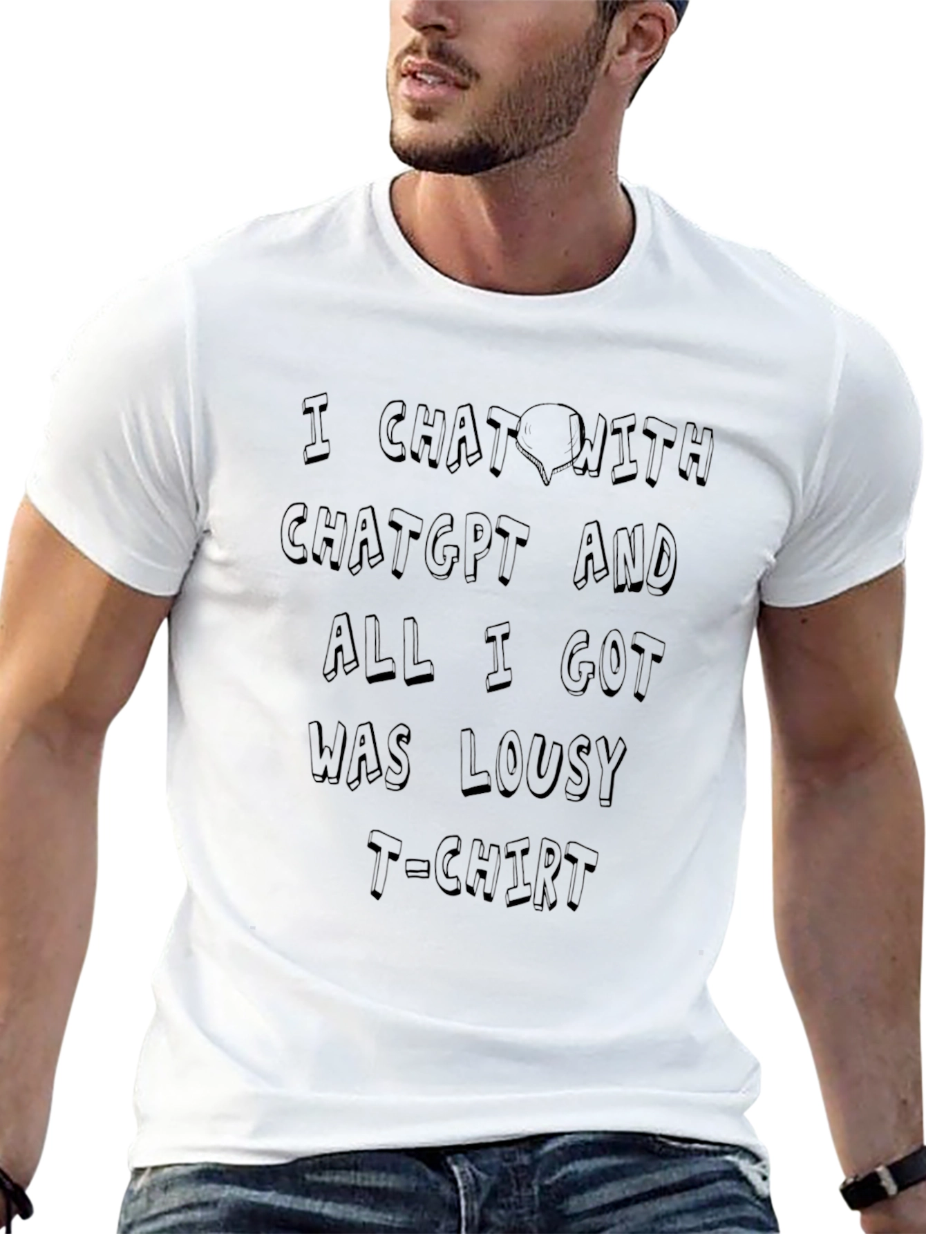 ChatGPT Novelty T-Shirt - Lousy But Fun!