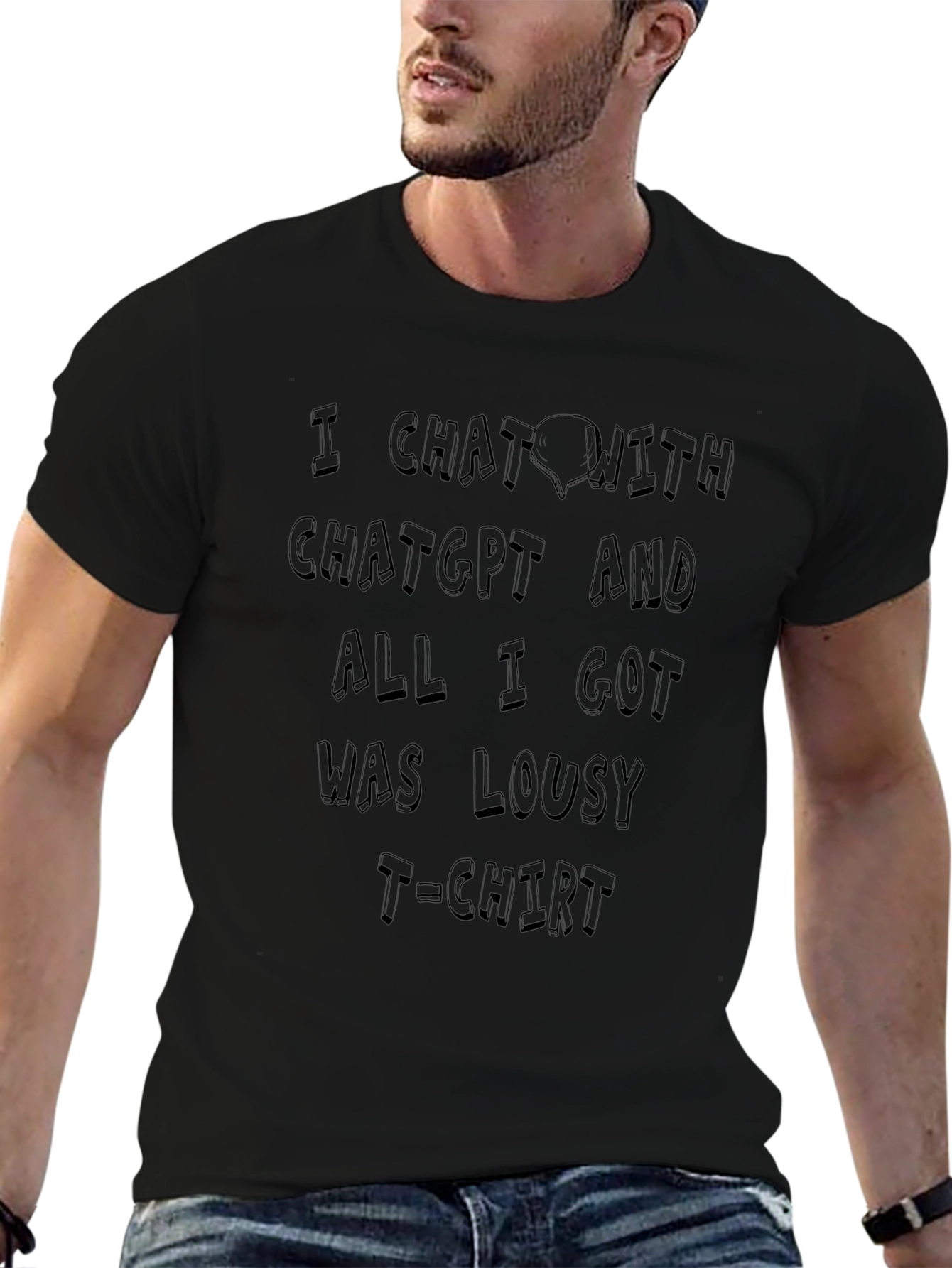 ChatGPT Novelty T-Shirt - Lousy But Fun!