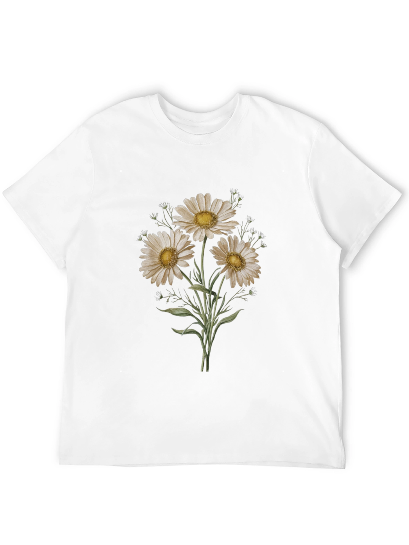 Daisy Graphic Tee - Black Unisex T-Shirt