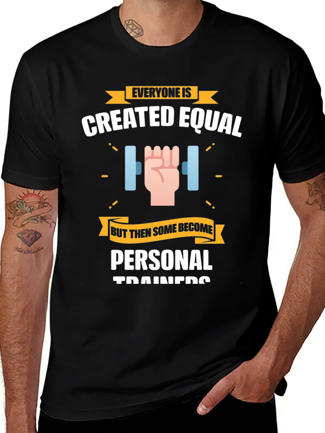 Personal Trainer T-Shirt - Created Equal Design