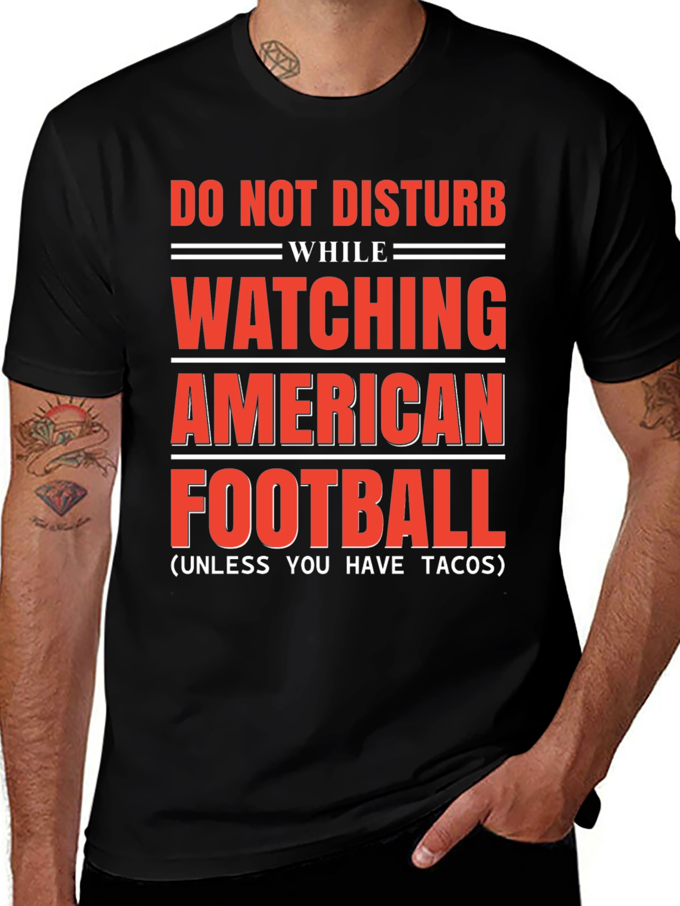 Do Not Disturb American Football & Tacos T-Shirt