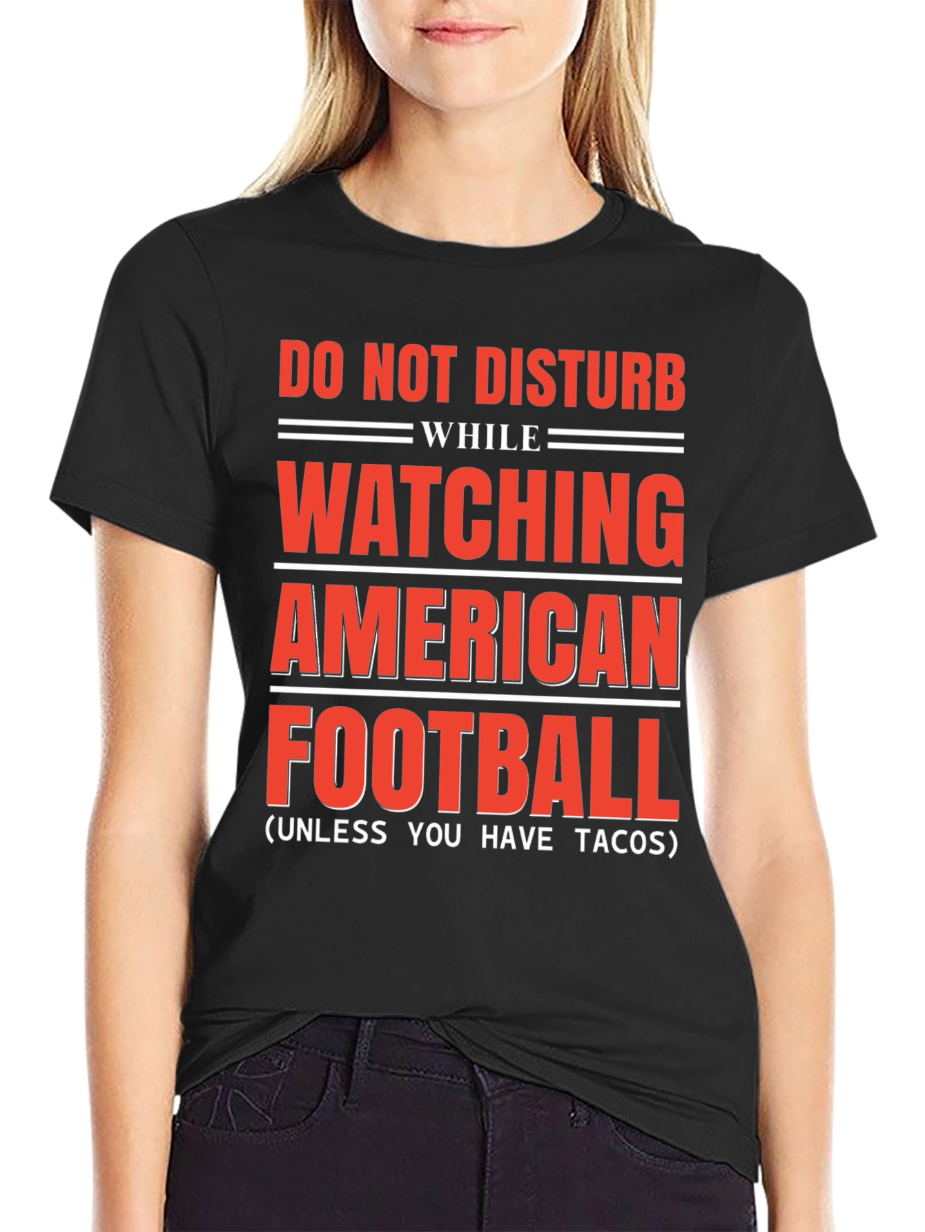 Do Not Disturb American Football & Tacos T-Shirt
