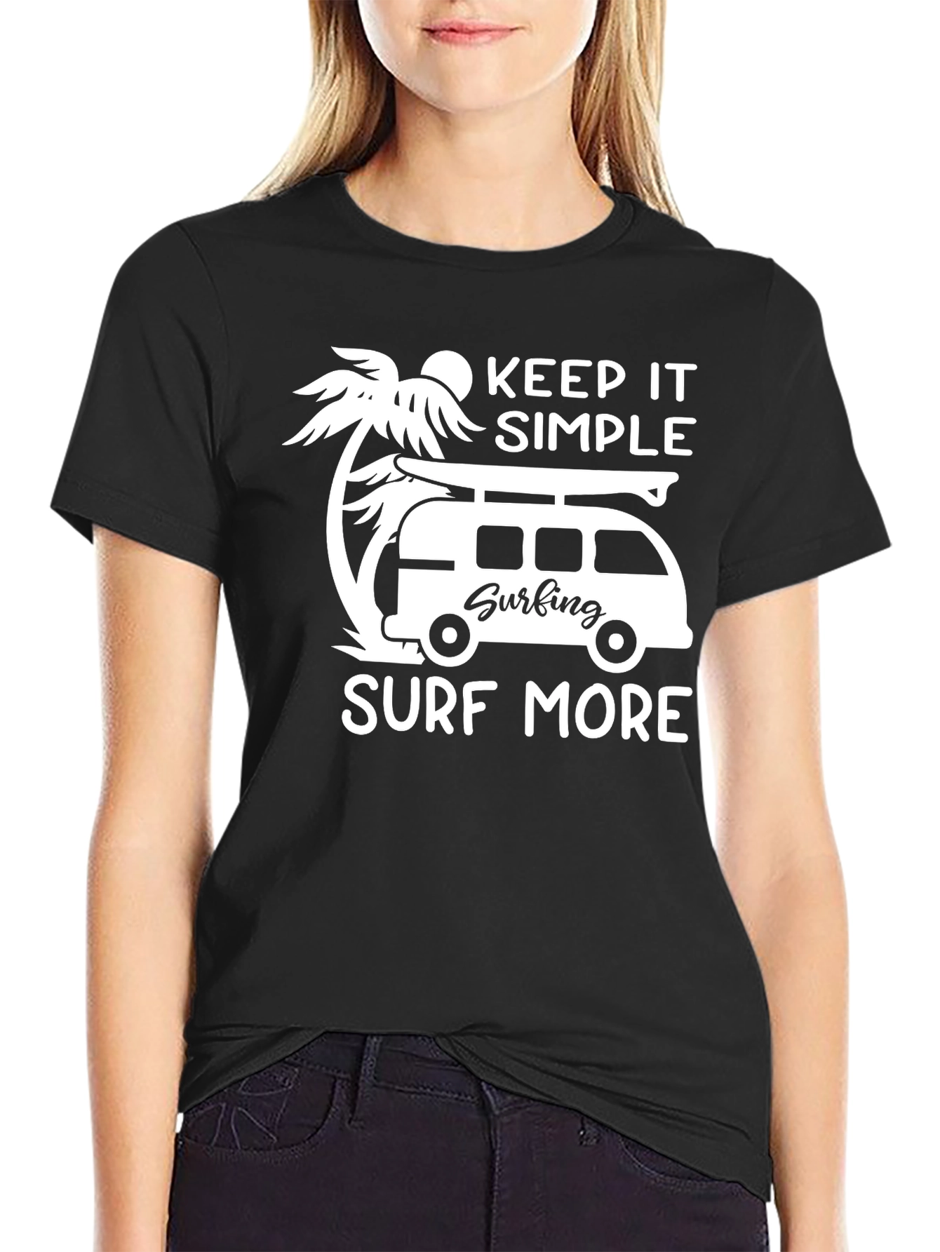 Keep It Simple Surf More Graphic Tee
