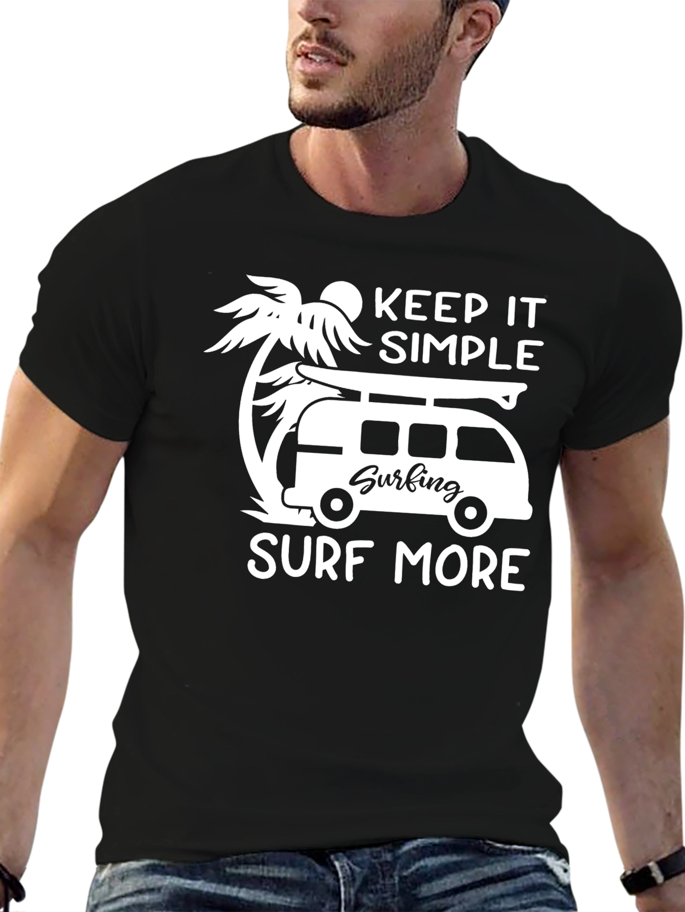 Keep It Simple Surf More Graphic Tee