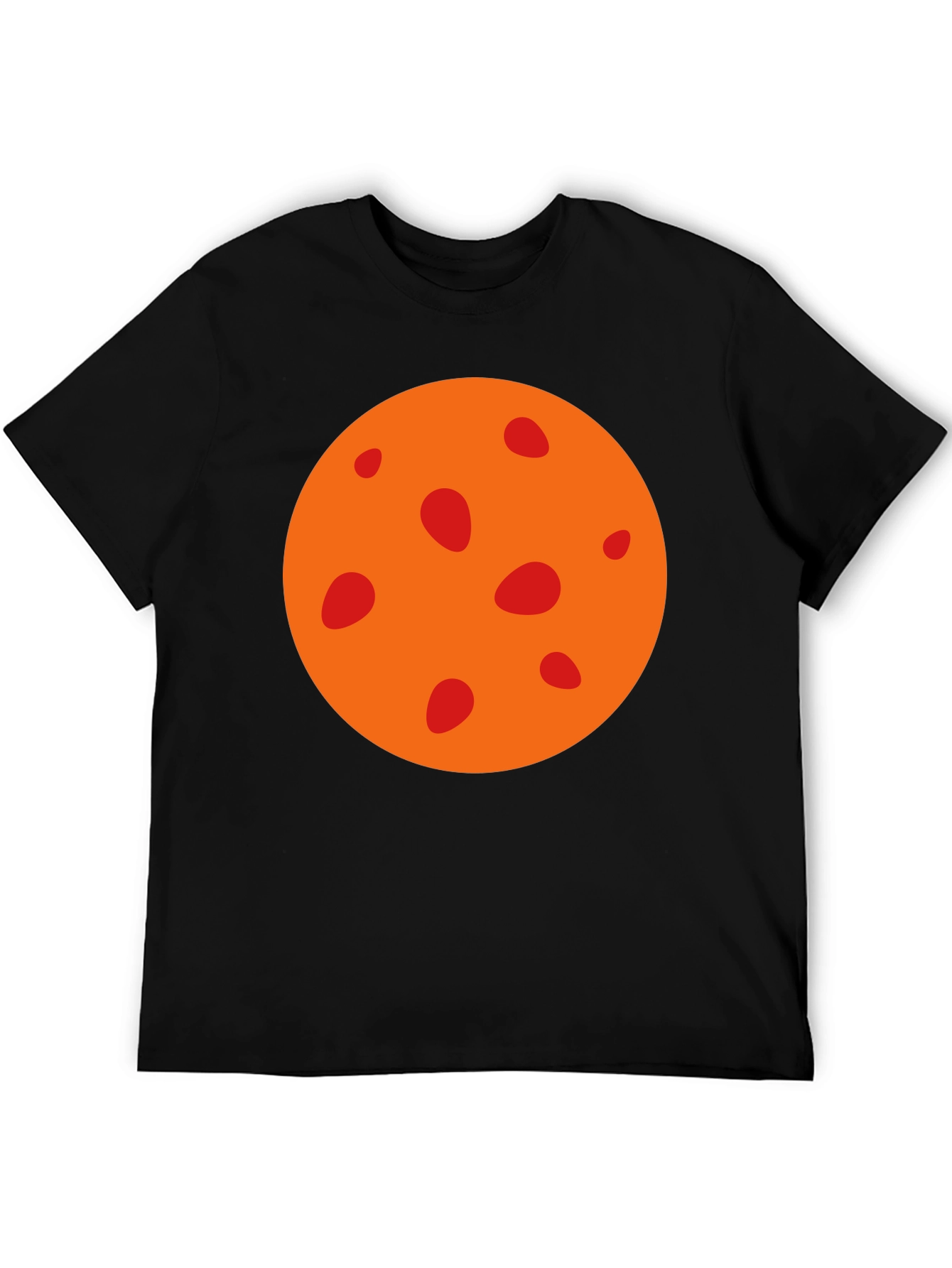 Mars Graphic Tee - Black Cotton T-Shirt