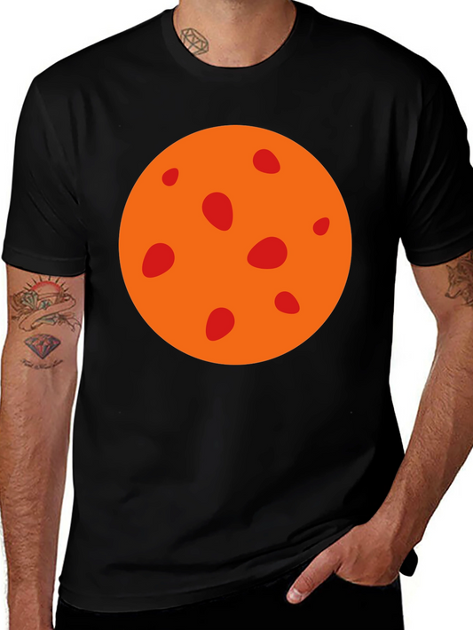 Mars Graphic Tee - Black Cotton T-Shirt