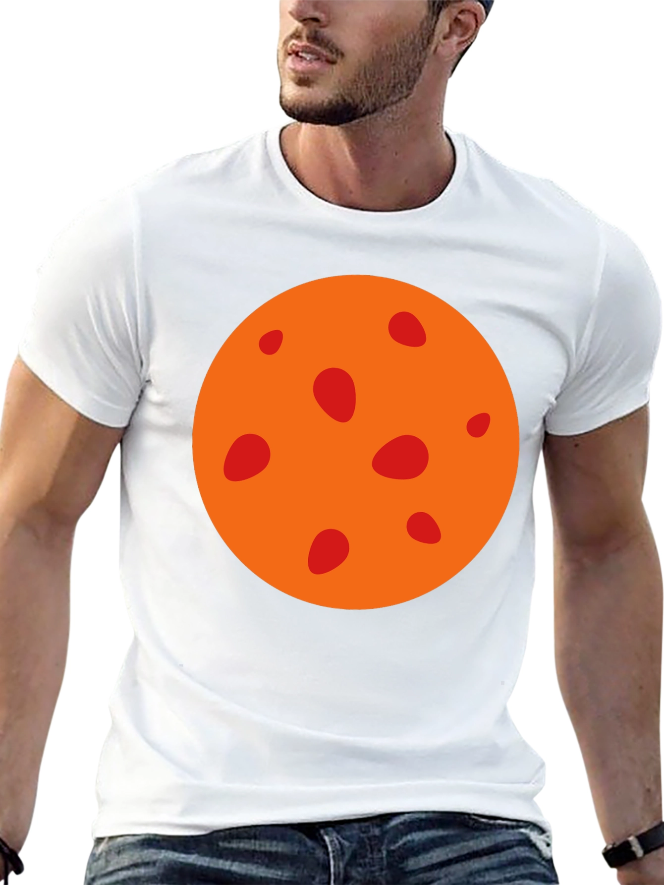 Mars Graphic Tee - Black Cotton T-Shirt