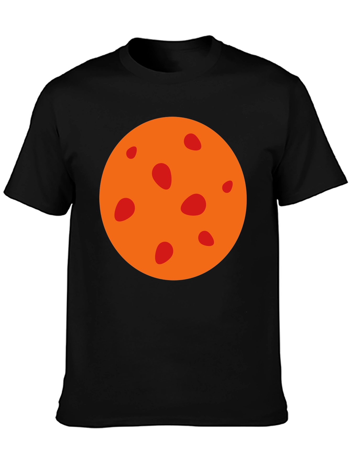 Mars Graphic Tee - Black Cotton T-Shirt