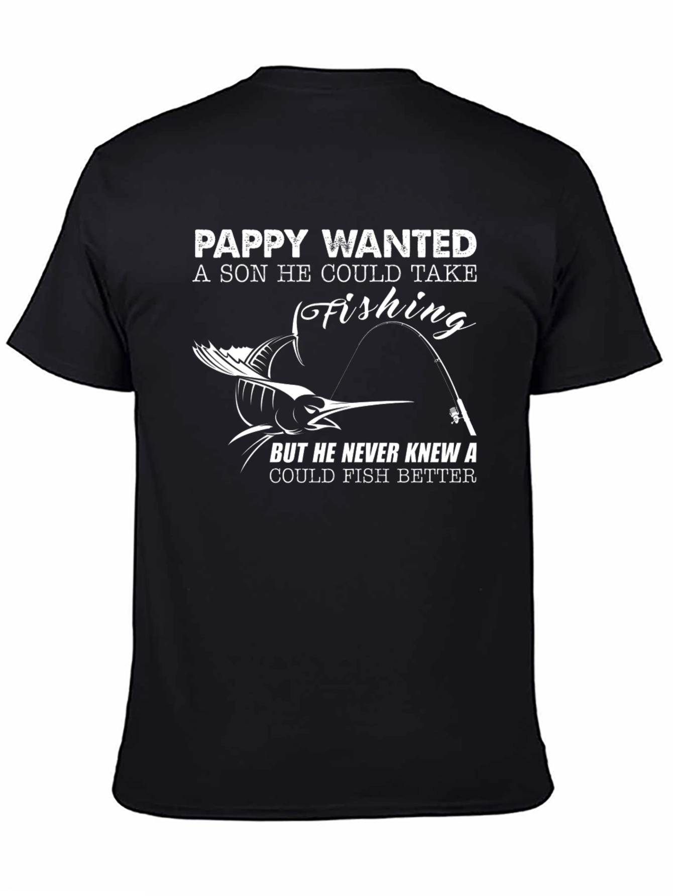 Pappy Fishing T-Shirt - Gift for Fisherman Dad