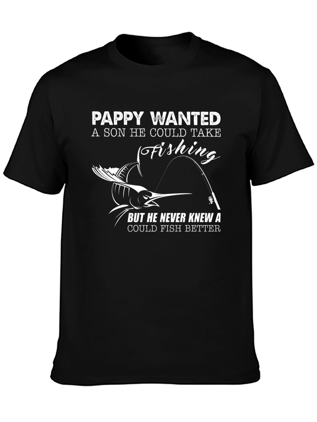 Pappy Fishing T-Shirt - Gift for Fisherman Dad