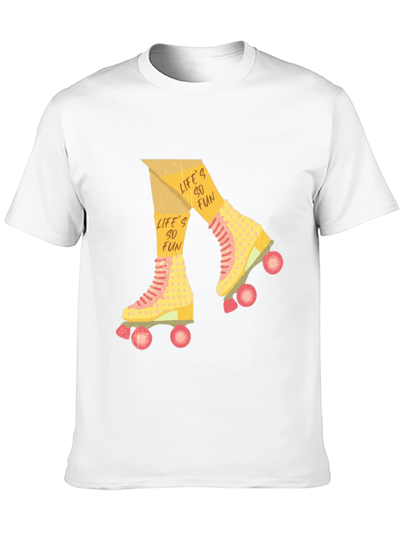 Retro Roller Skate T-Shirt - Lifes So Fun!