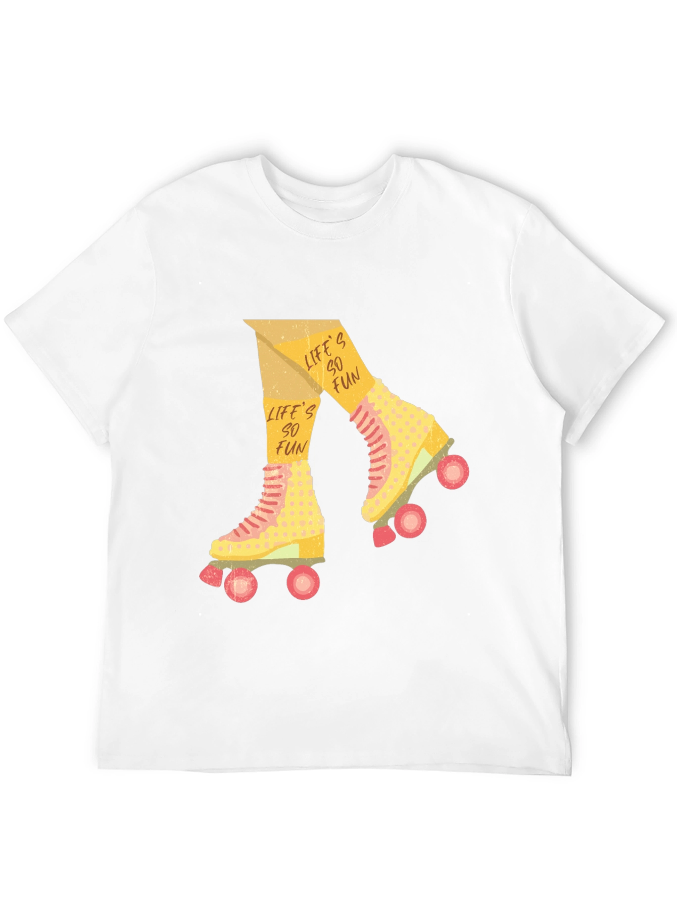 Retro Roller Skate T-Shirt - Lifes So Fun!