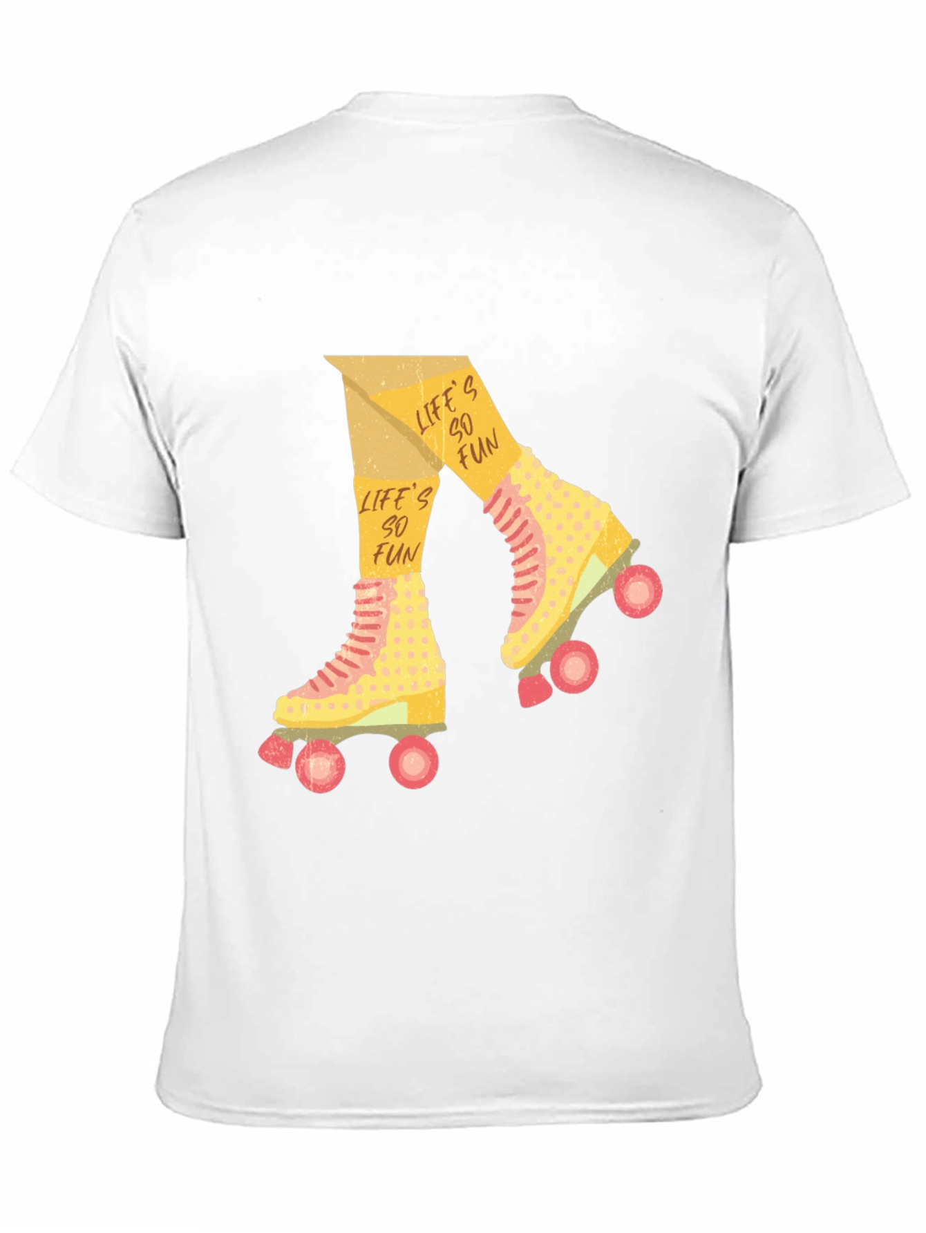 Retro Roller Skate T-Shirt - Lifes So Fun!