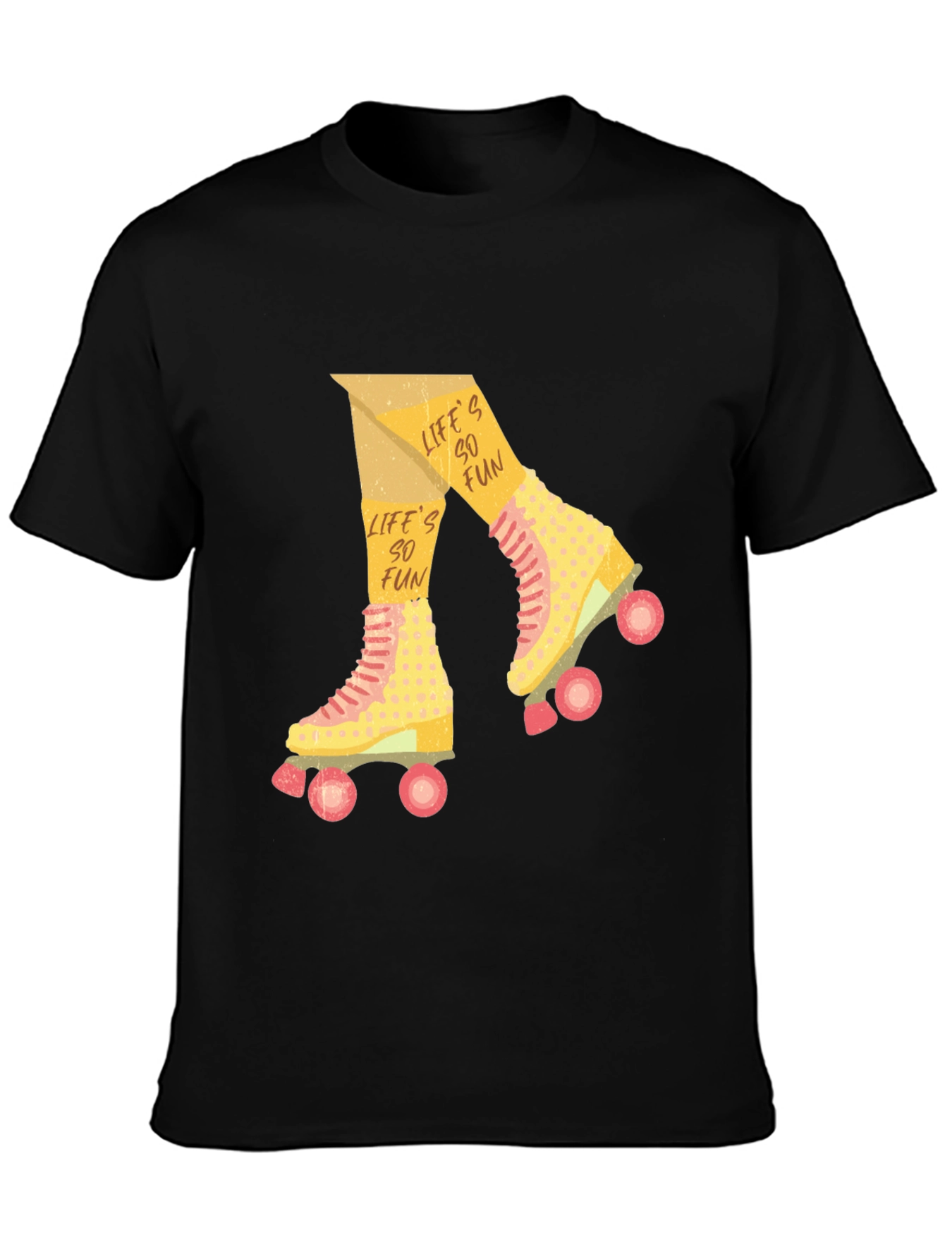Retro Roller Skate T-Shirt - Lifes So Fun!