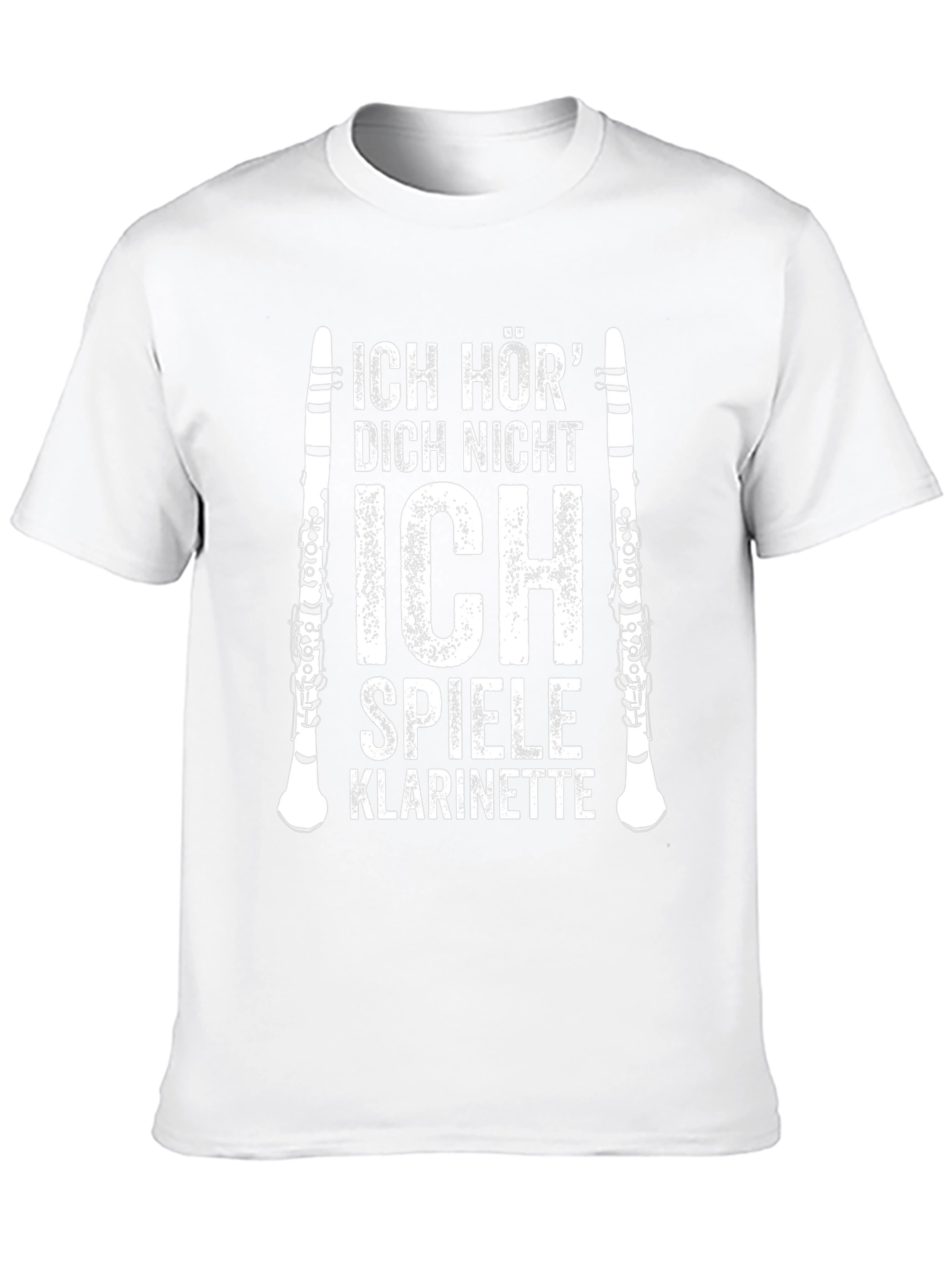 Ich Spiele Klarinette Mens T-Shirt