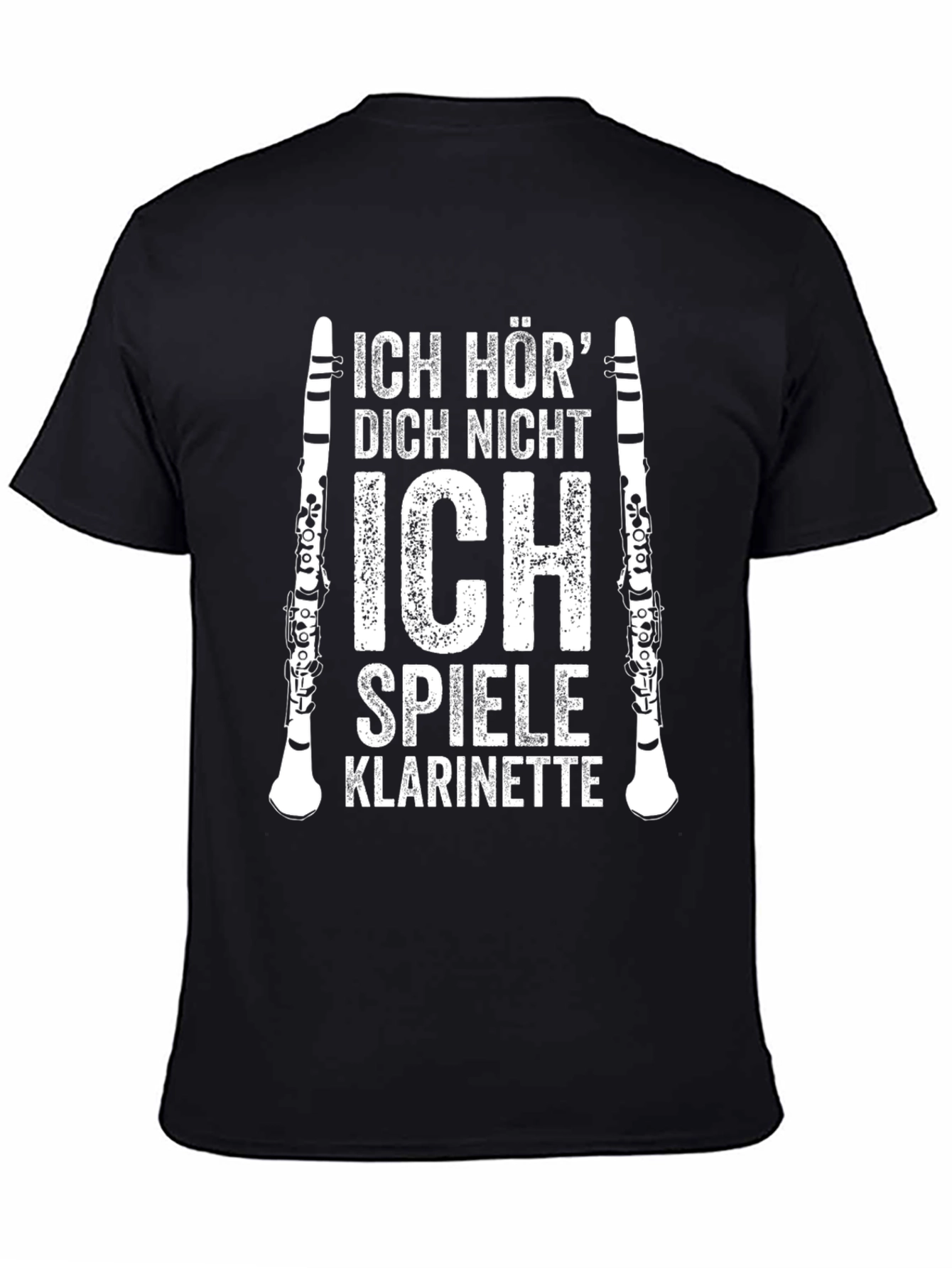 Ich Spiele Klarinette Mens T-Shirt