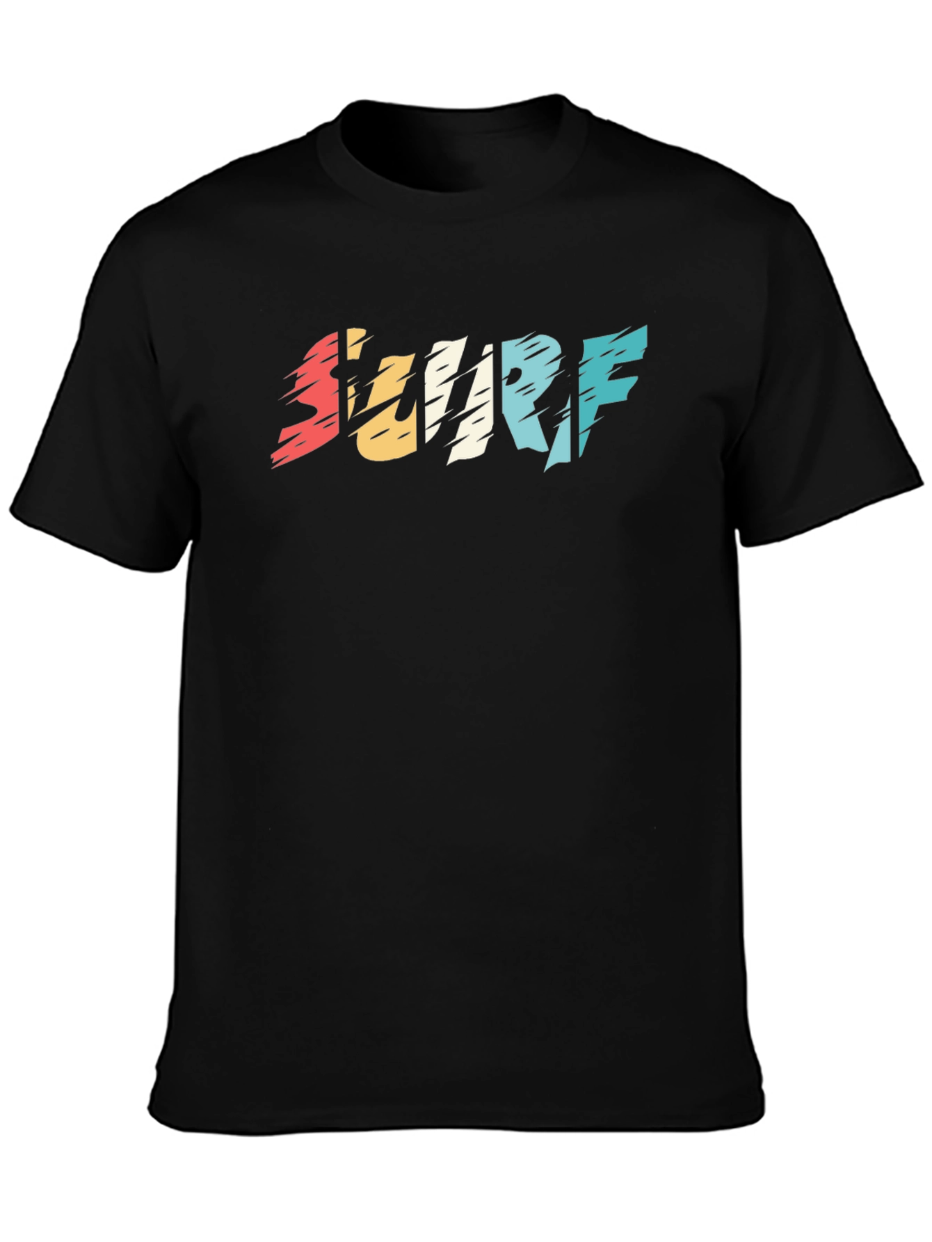 Surf Graphic Tee - Retro Wave Design