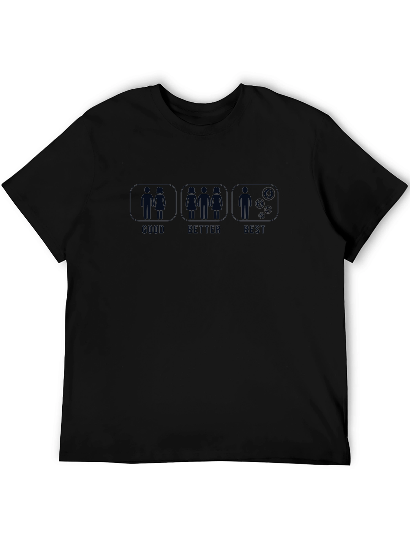 Funny Good Better Best Single T-Shirt