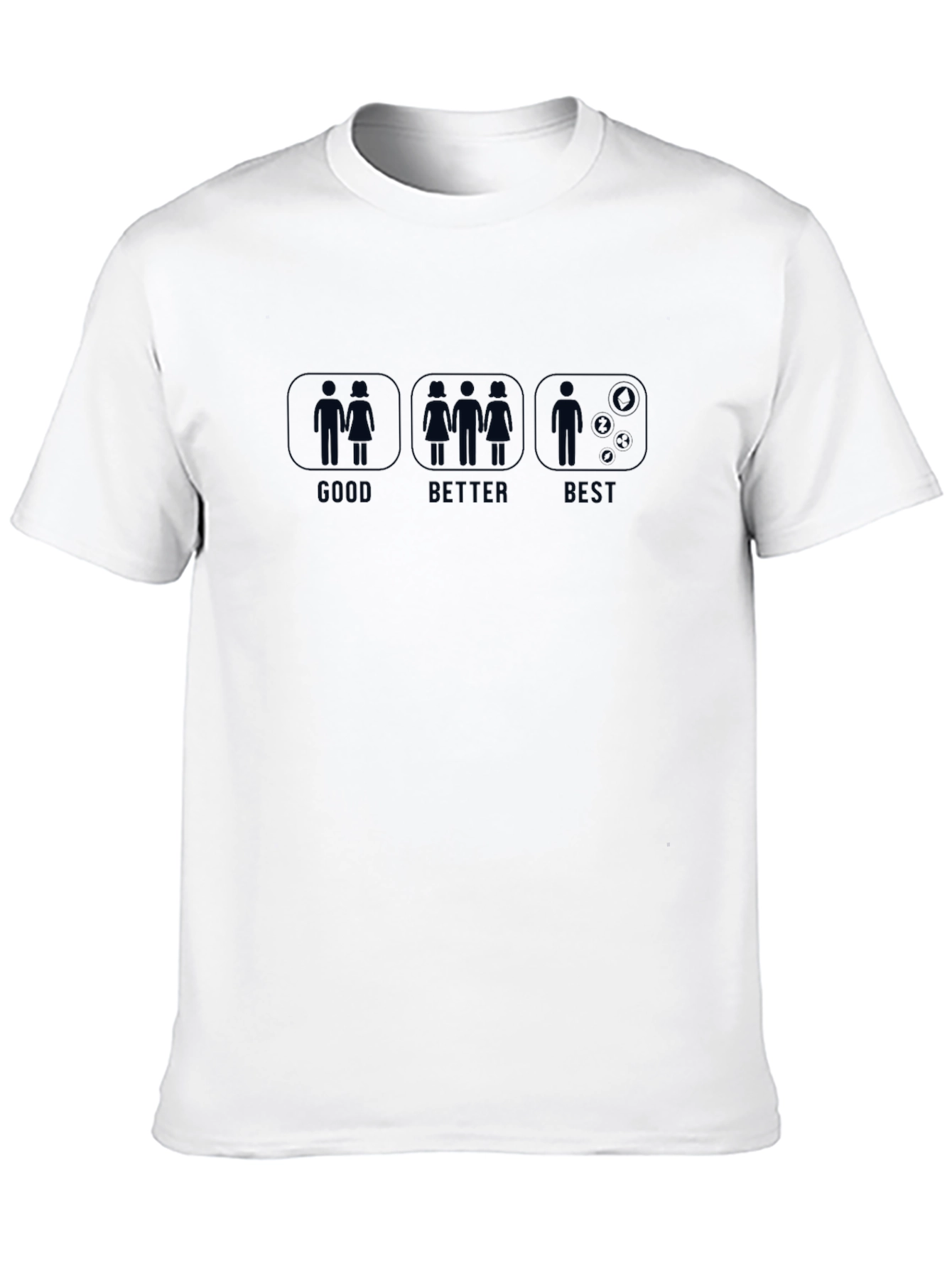 Funny Good Better Best Single T-Shirt