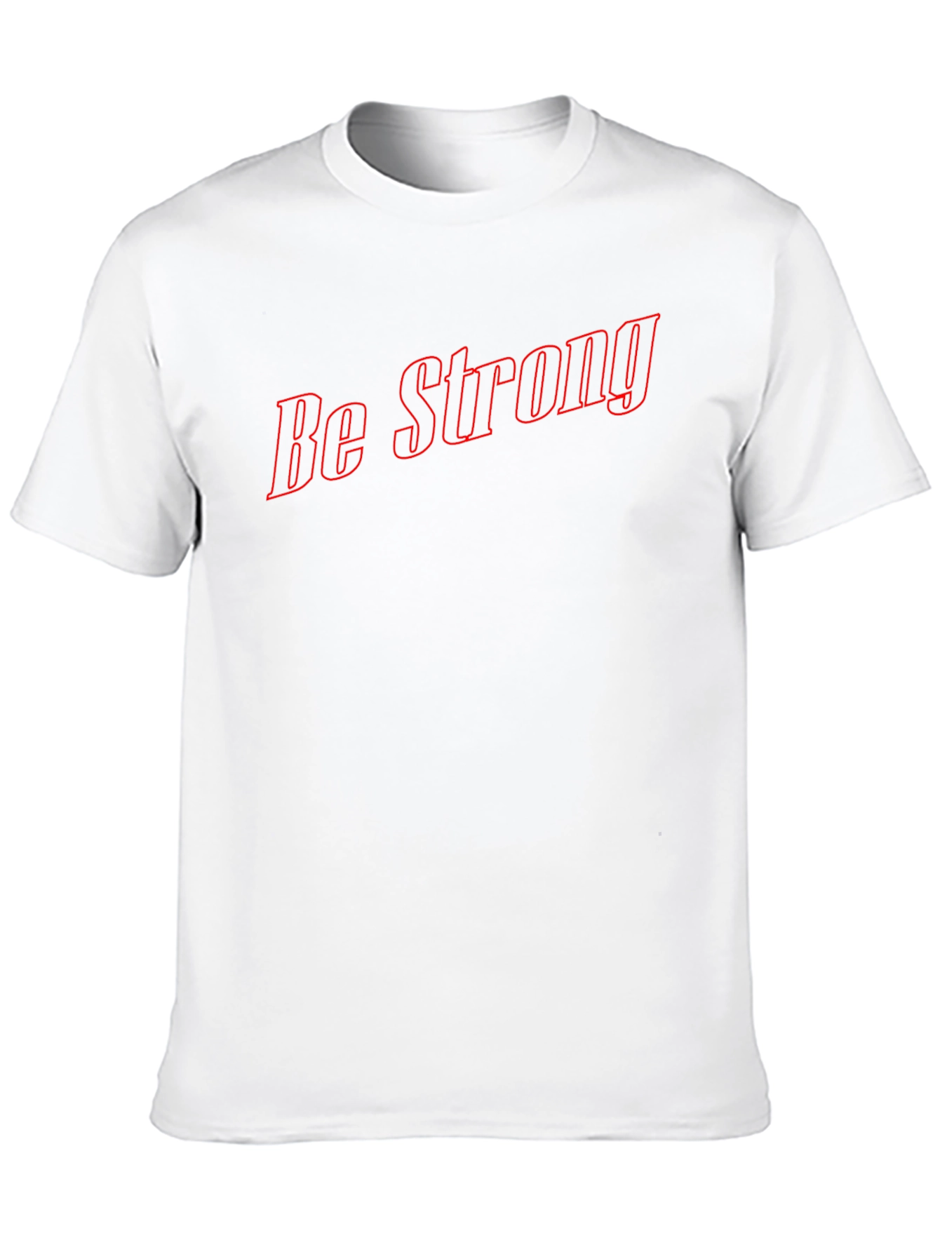 Be Strong Black Graphic T-Shirt