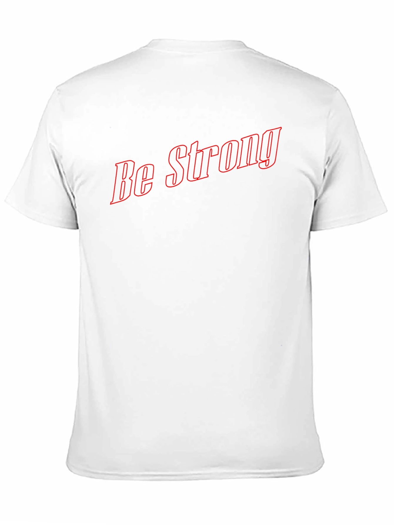 Be Strong Black Graphic T-Shirt